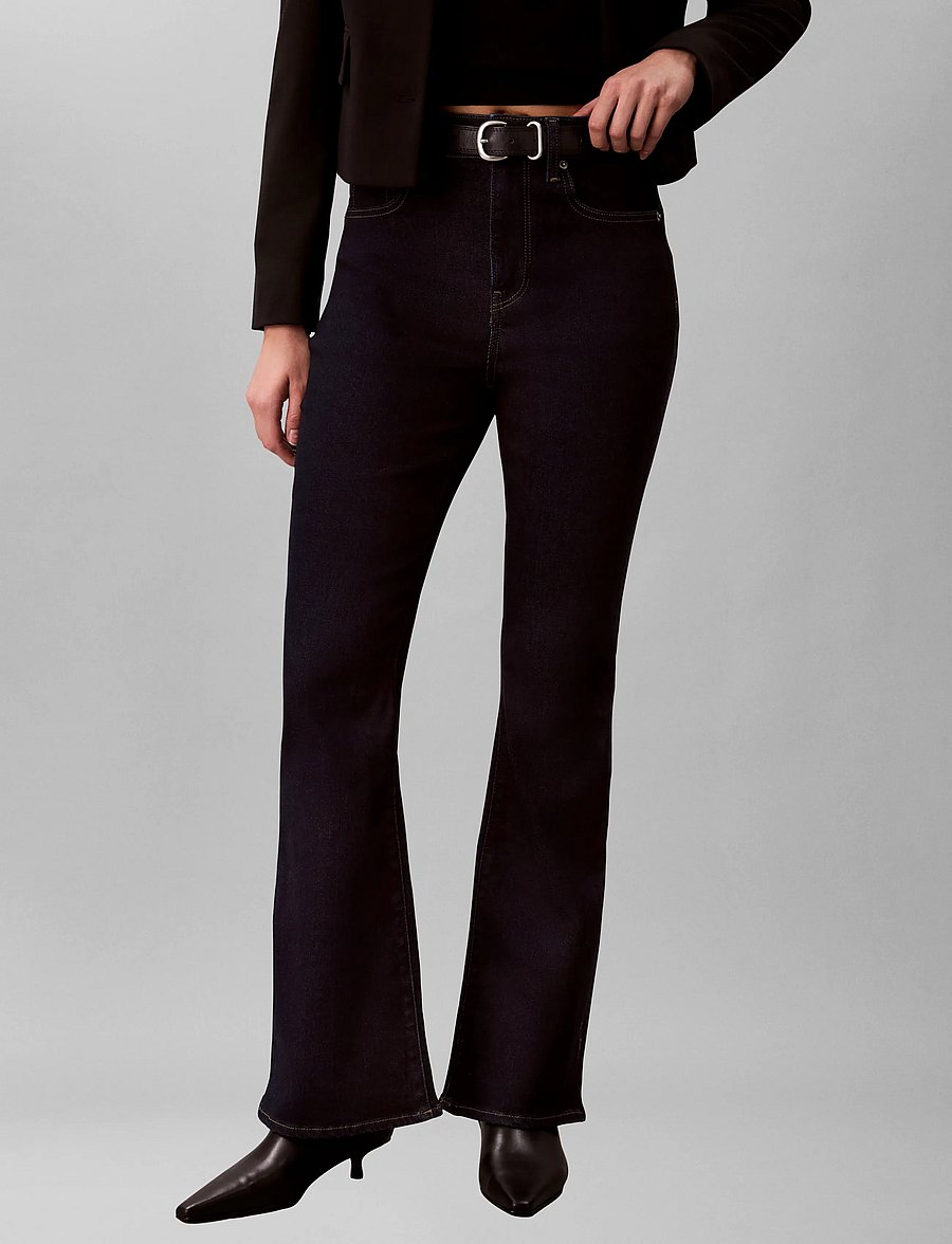 Calvin Klein Jeans - HIGH RISE FLARE CK CLASSIC RINSE - utsvängda jeans - ck classic rinse - 3