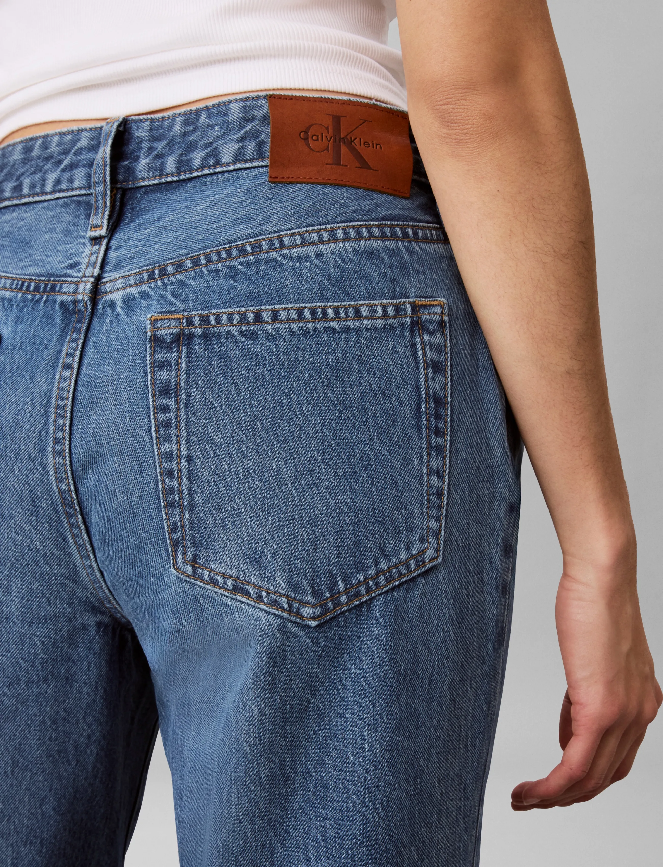 Calvin Klein Jeans - LOW RISE MODERN STRAIGHT VINTAGE - vintage skyfall - 4