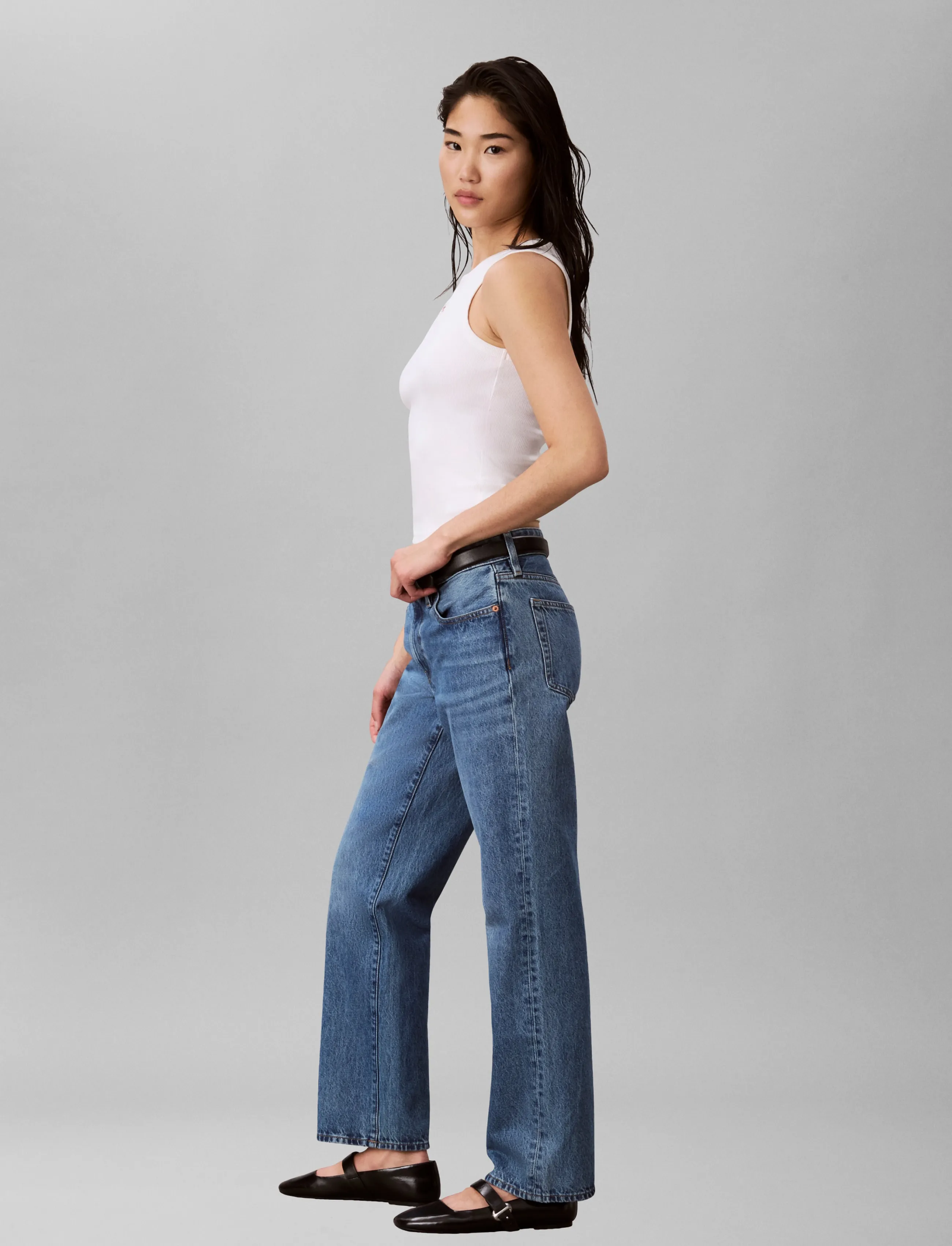 Calvin Klein Jeans - LOW RISE MODERN STRAIGHT VINTAGE - vintage skyfall - 5