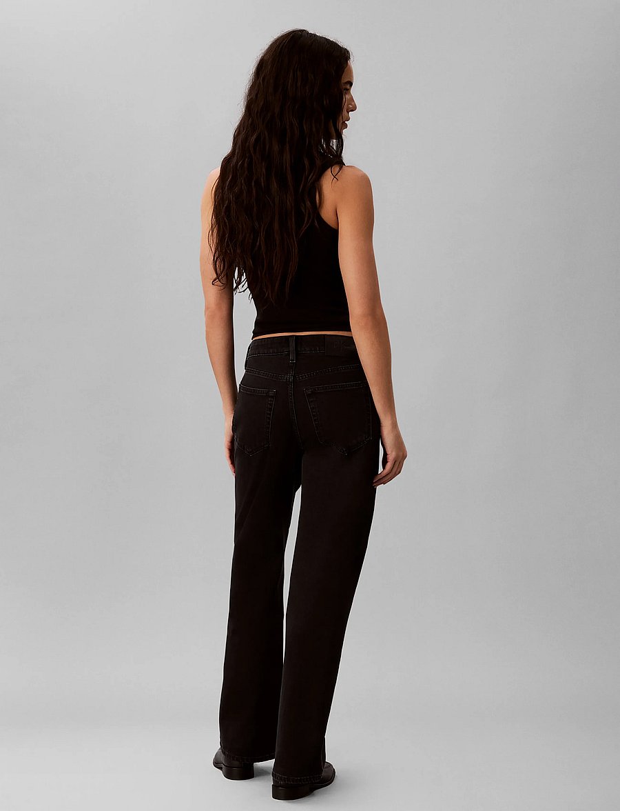 Calvin Klein Jeans - HIGH RISE LOOSE JEAN SOFT BLACK - vida jeans - soft black - 2