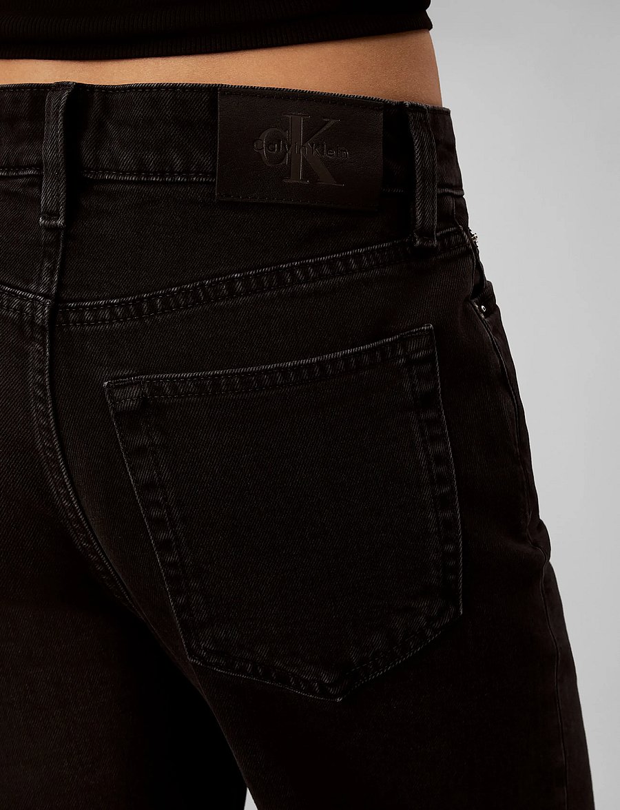 Calvin Klein Jeans - HIGH RISE LOOSE JEAN SOFT BLACK - vida jeans - soft black - 5