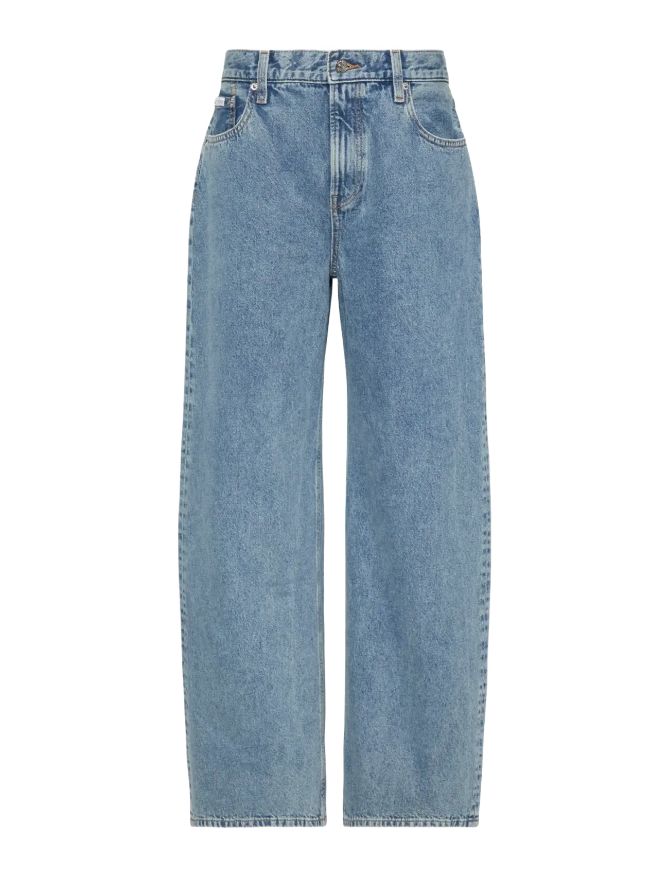 Calvin Klein Jeans - RELAXED BAGGY SILVERSTONE - laia säärega teksad - silverstone - 1