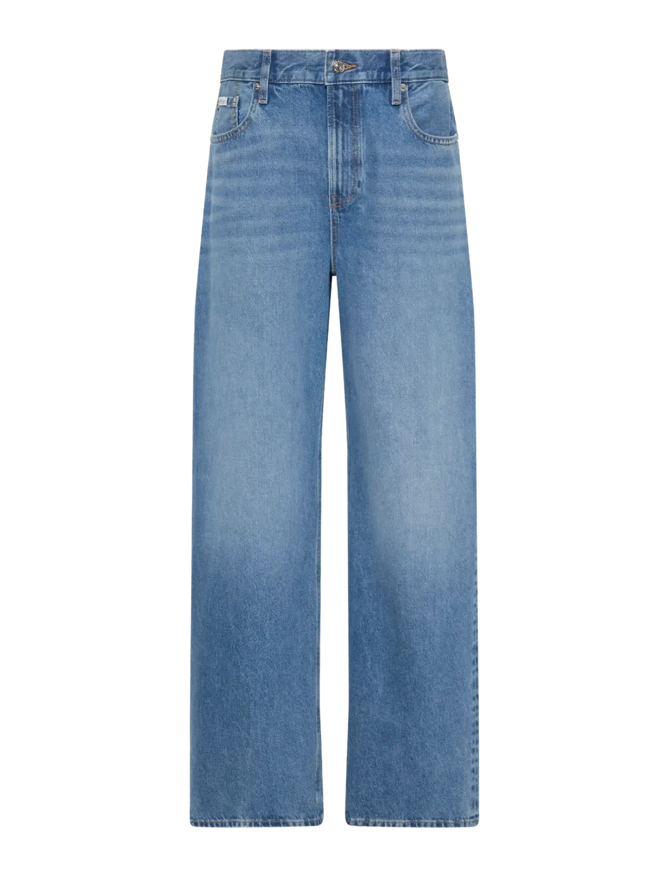 Calvin Klein Jeans - RELAXED BAGGY MYSTIC BLUE - laia säärega teksad - mystic blue - 1