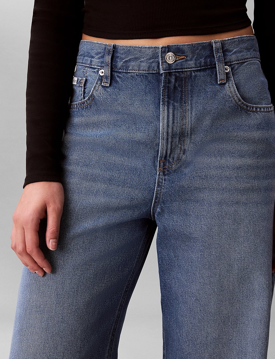 Calvin Klein Jeans - RELAXED BAGGY MYSTIC BLUE - laia säärega teksad - mystic blue - 4