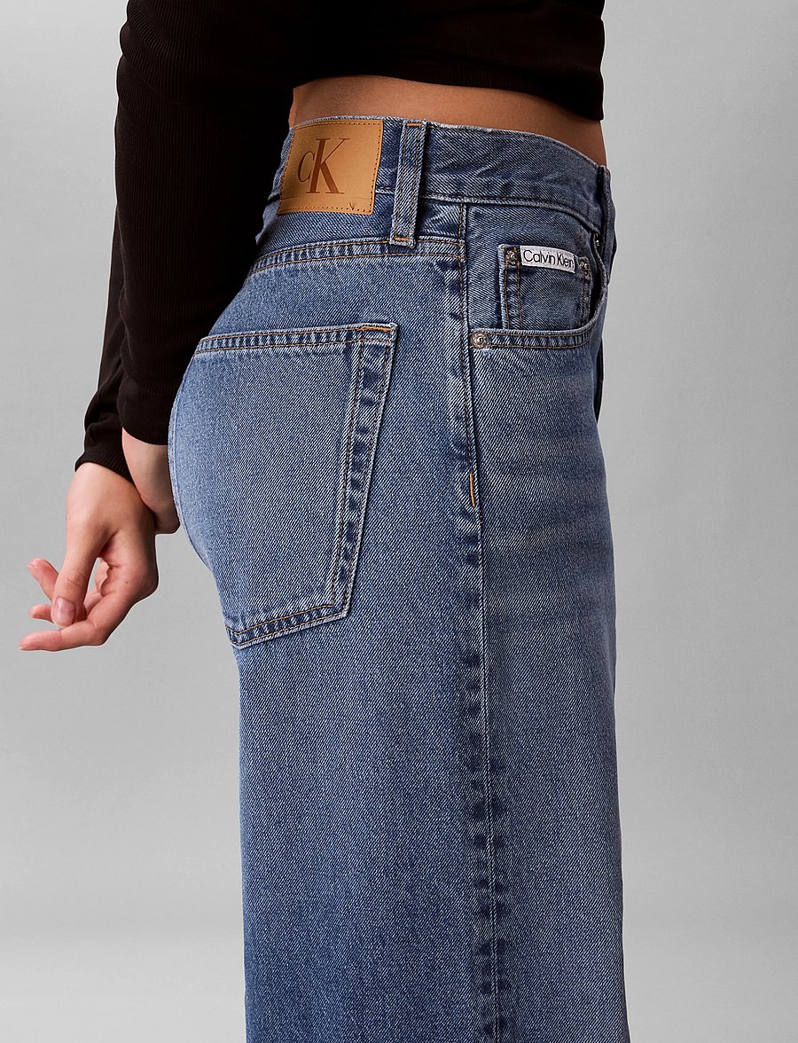 Calvin Klein Jeans - RELAXED BAGGY MYSTIC BLUE - laia säärega teksad - mystic blue - 5