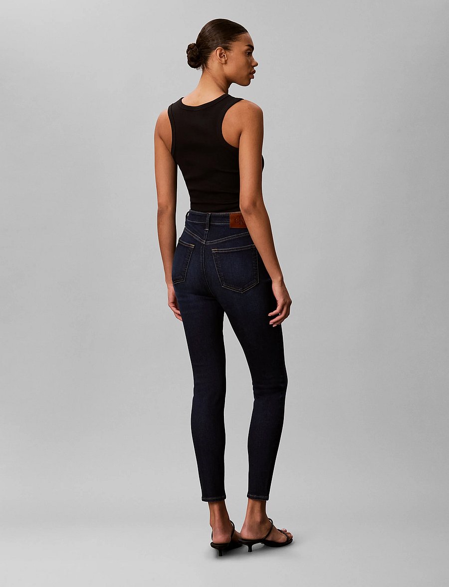 Calvin Klein Jeans - HIGH RISE SKINNY NAVY HARPER - navy harper - 2