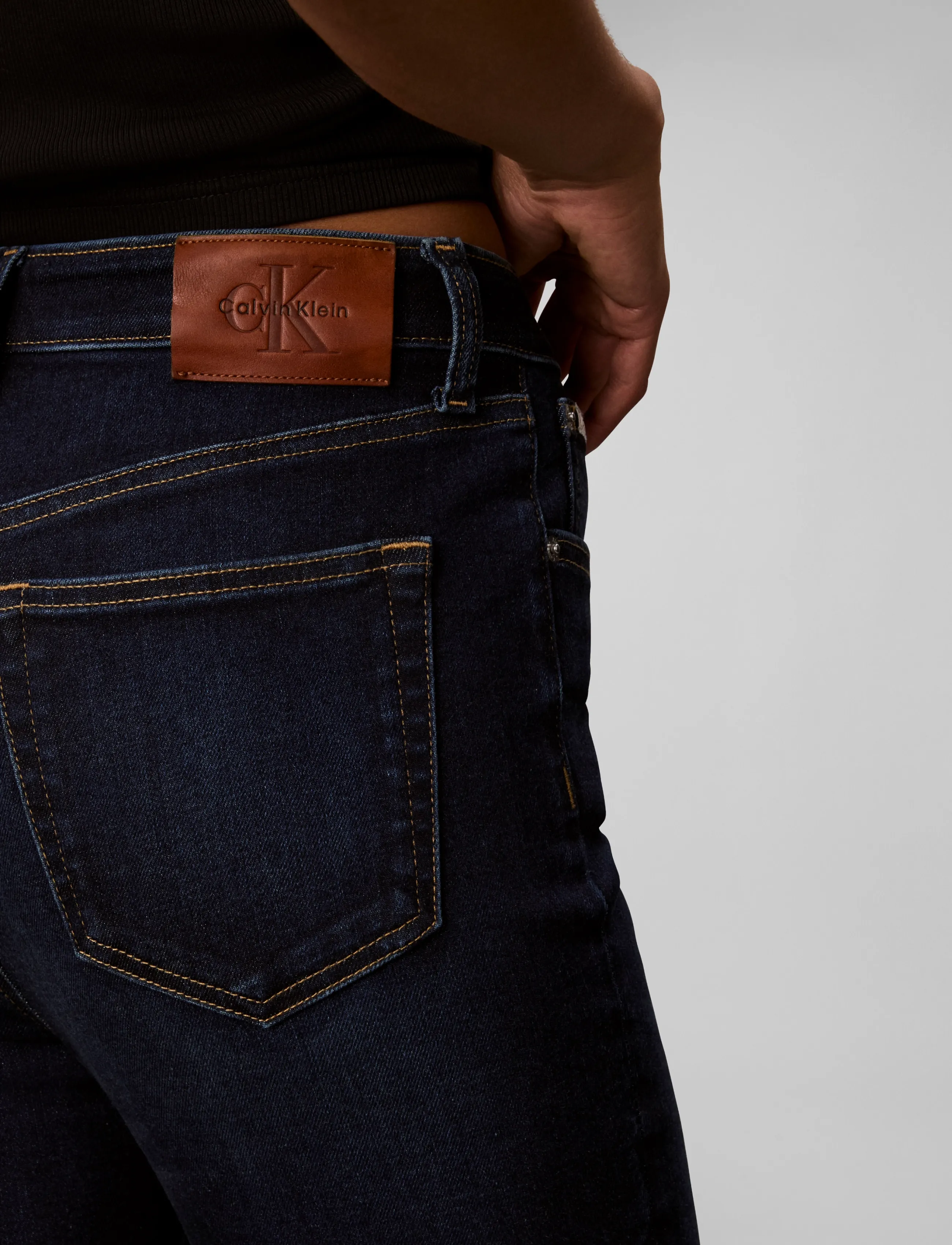 Calvin Klein Jeans - HIGH RISE SKINNY NAVY HARPER - navy harper - 4