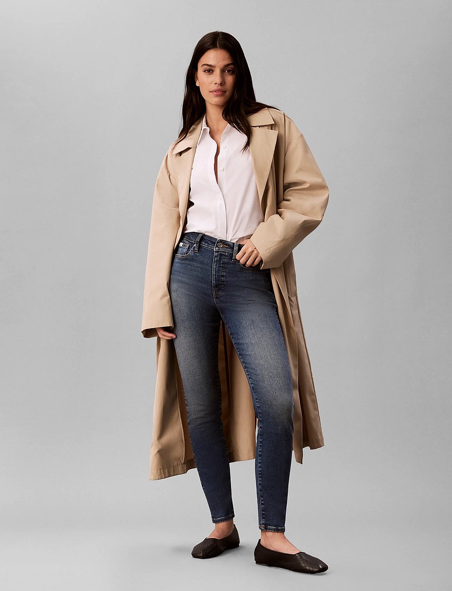 Calvin Klein Jeans - MID RISE SKINNY BLUE BOROUGH - blue borough - 0