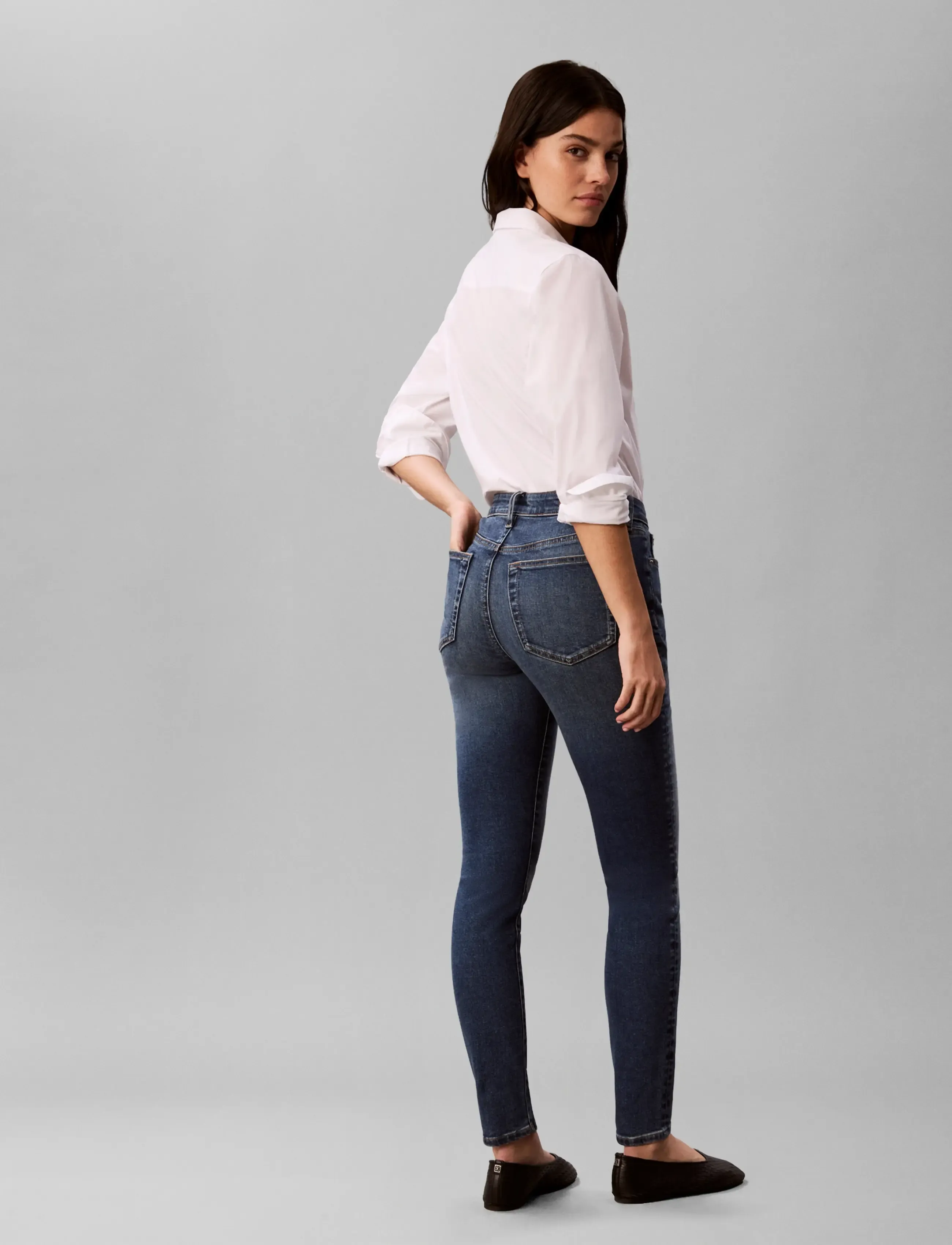 Calvin Klein Jeans - MID RISE SKINNY BLUE BOROUGH - blue borough - 2