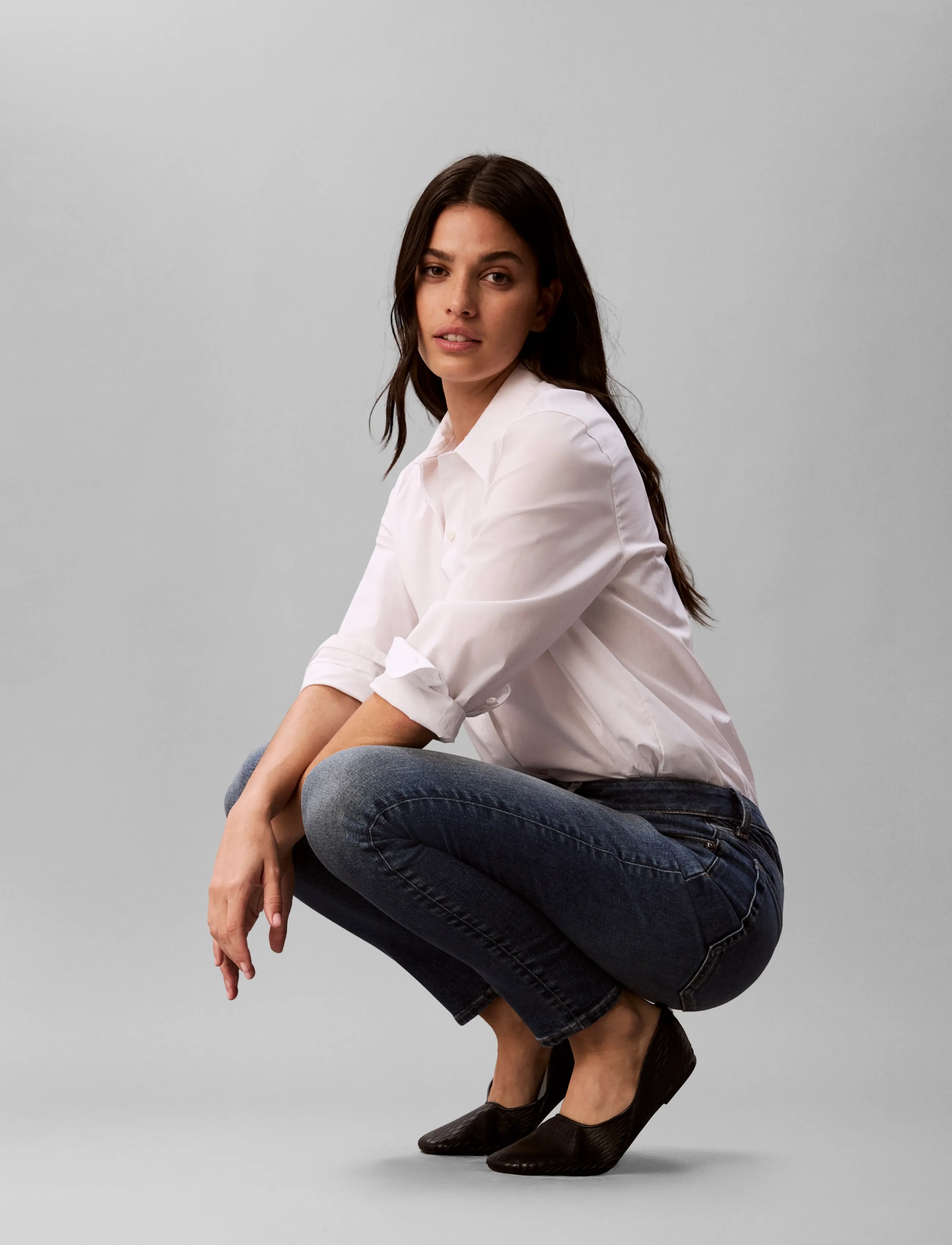 Calvin Klein Jeans Mid Rise Skinny Blue Borough skinny jeans dam – bild 6