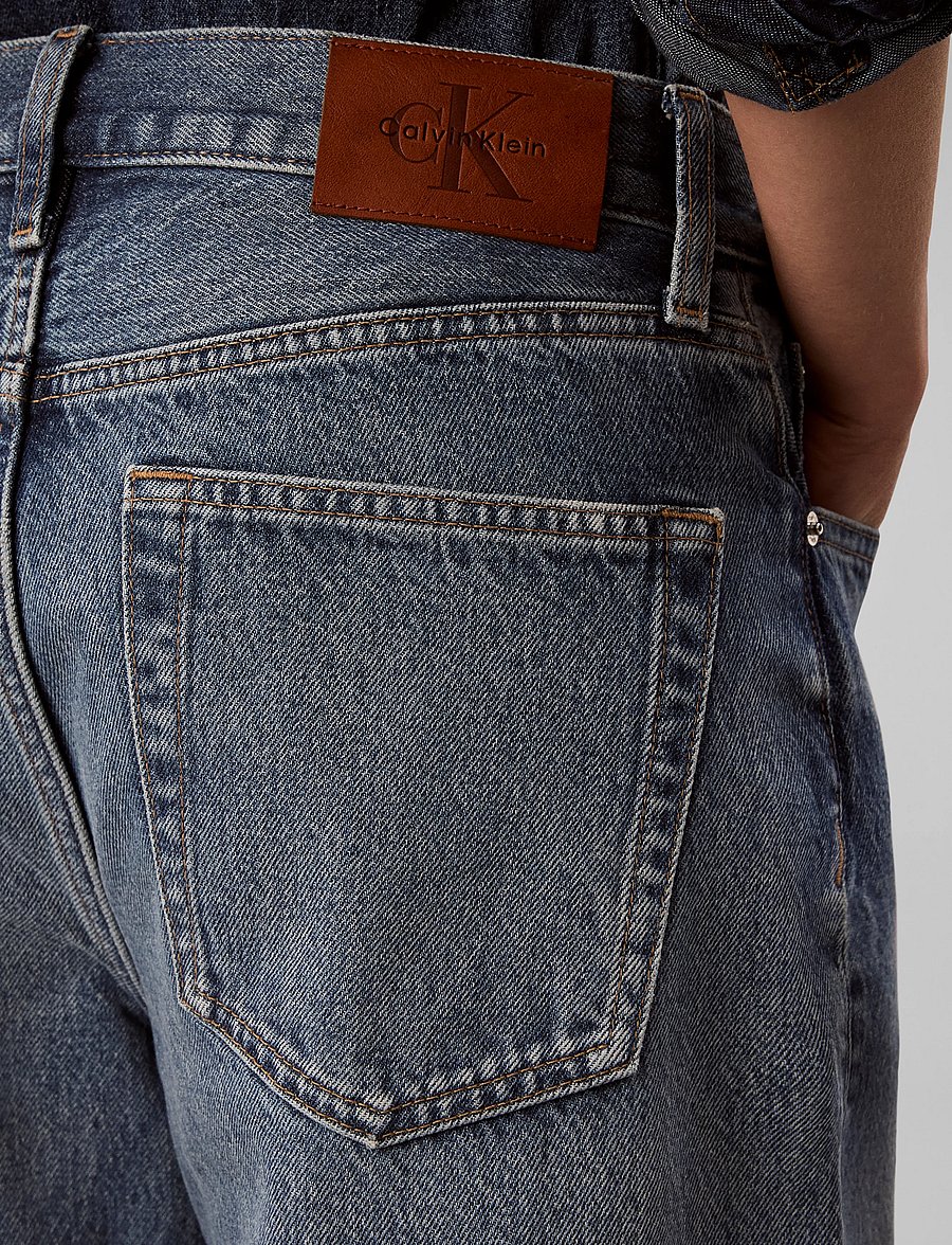 Calvin Klein Jeans - THE WIDE LEG AGED SAPPHIRE - vida jeans - aged sapphire - 5