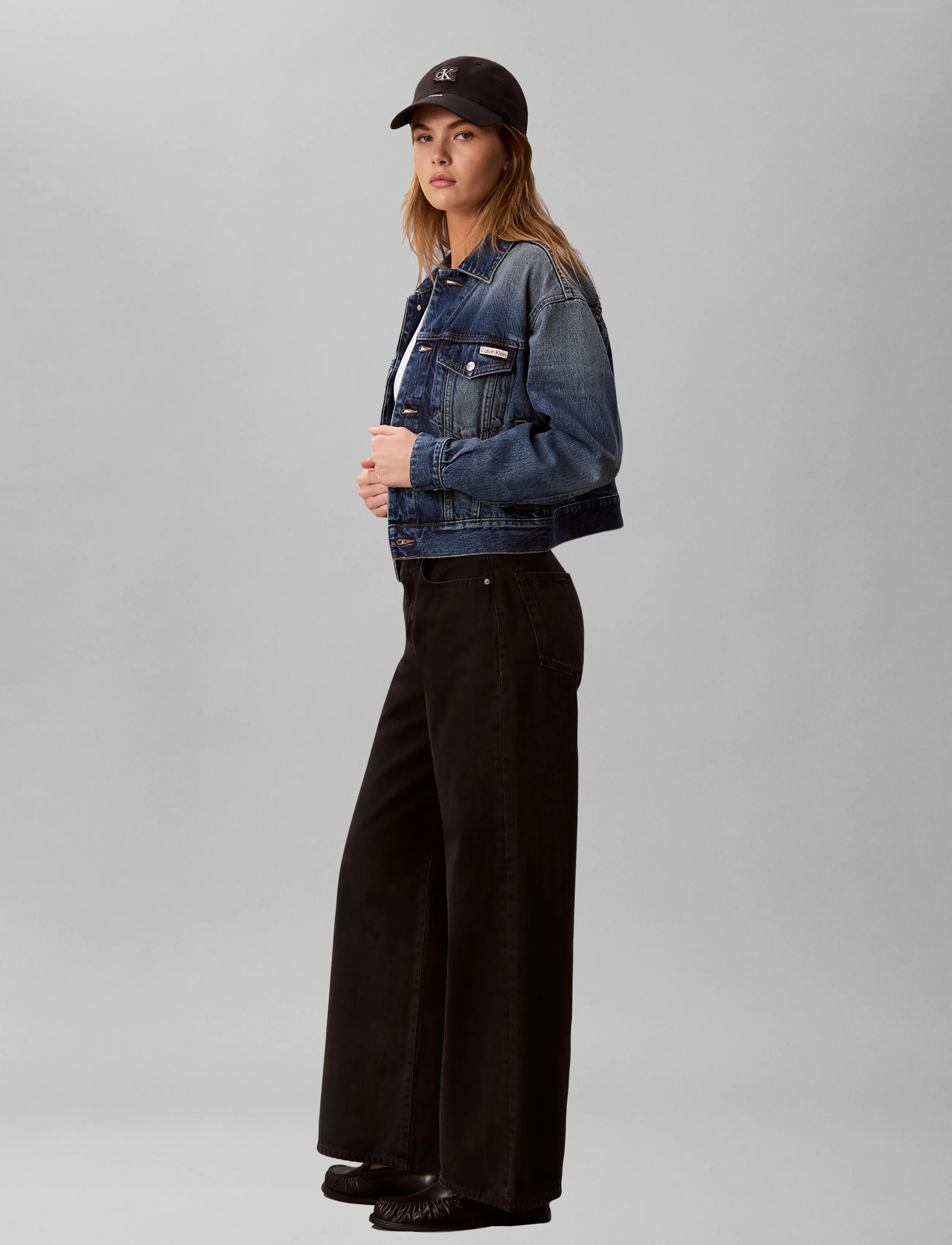 Calvin Klein Jeans The Wide Leg Worn jeans dam – bild 6