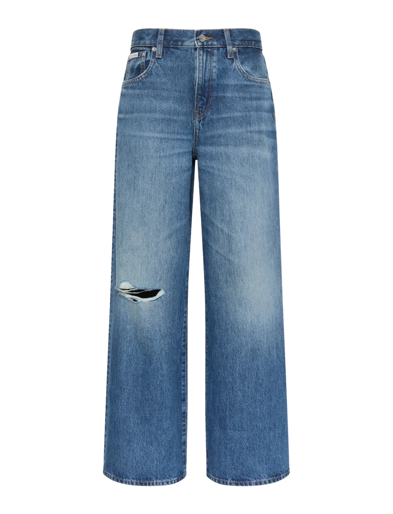 Calvin Klein Jeans - THE WIDE LEG BLUE MAJESTY - laia säärega teksad - blue majesty - 1