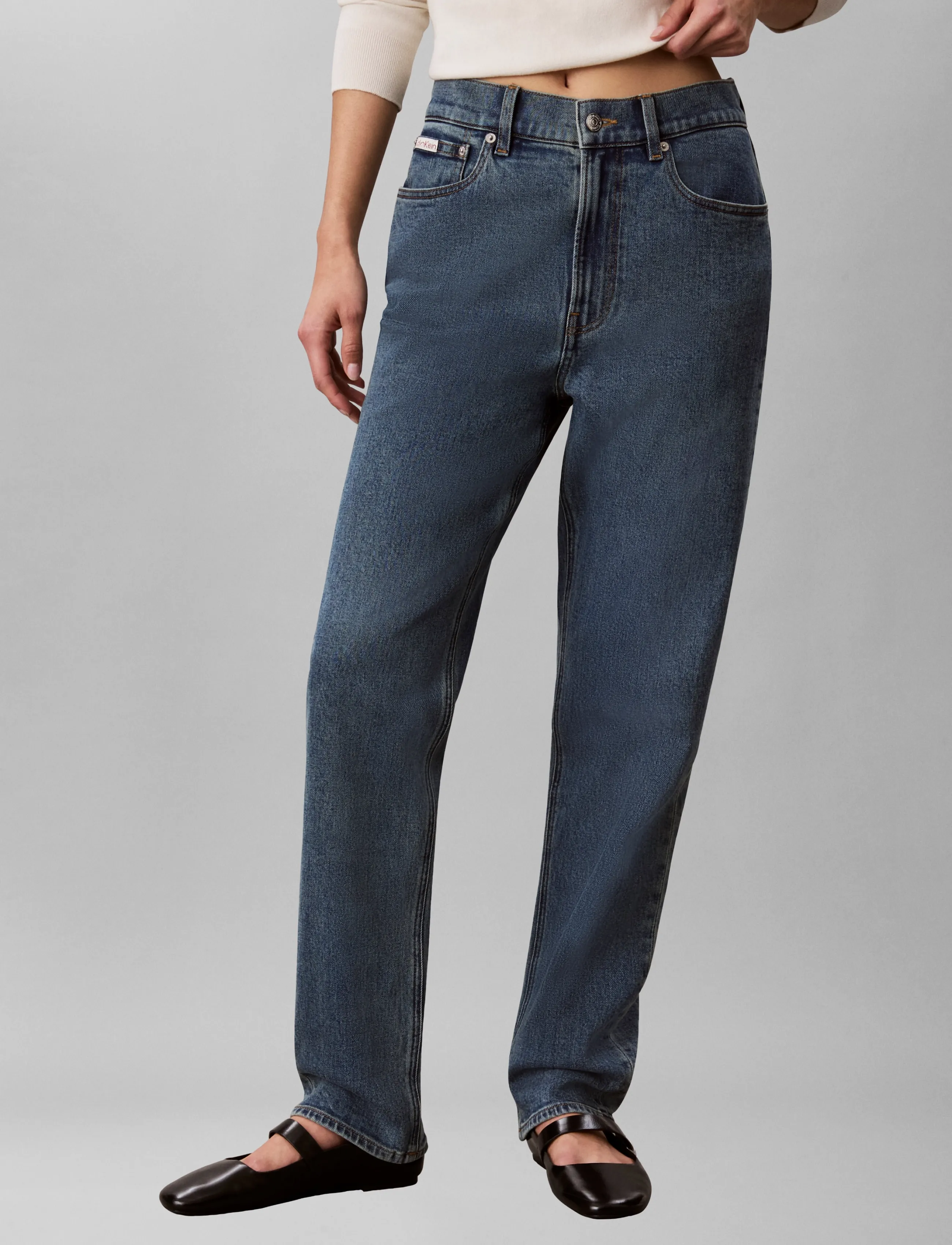 Calvin Klein Jeans - MOM JEAN FULTON BLUE - mom jeans - fulton blue - 3
