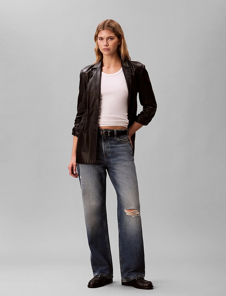 Calvin Klein Jeans - 90s STRAIGHT WORN PEAK - raka jeans - worn peak - 0