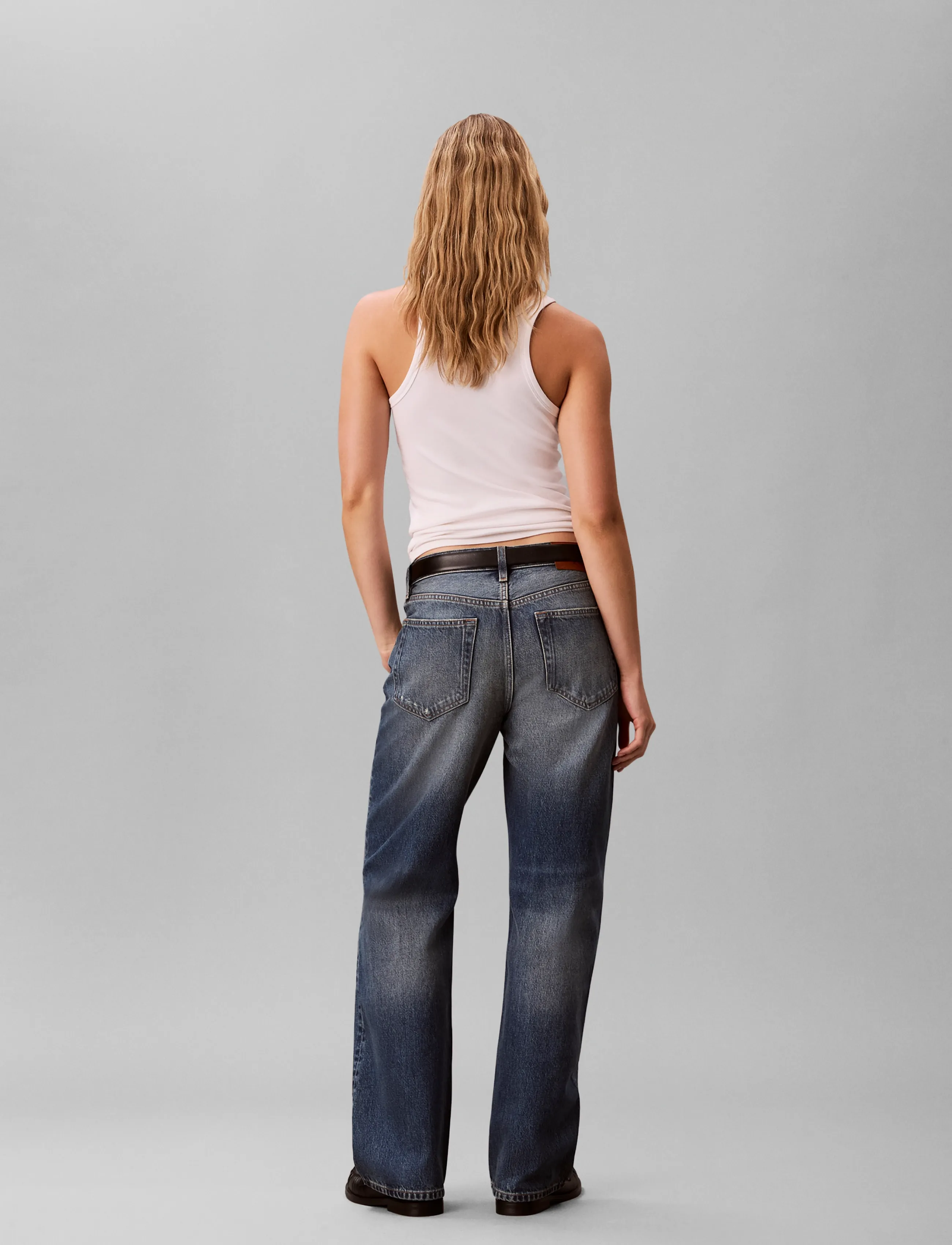 Calvin Klein Jeans - 90s STRAIGHT WORN PEAK - worn peak - 2