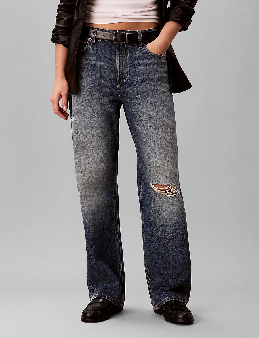 Calvin Klein Jeans - 90s STRAIGHT WORN PEAK - raka jeans - worn peak - 3