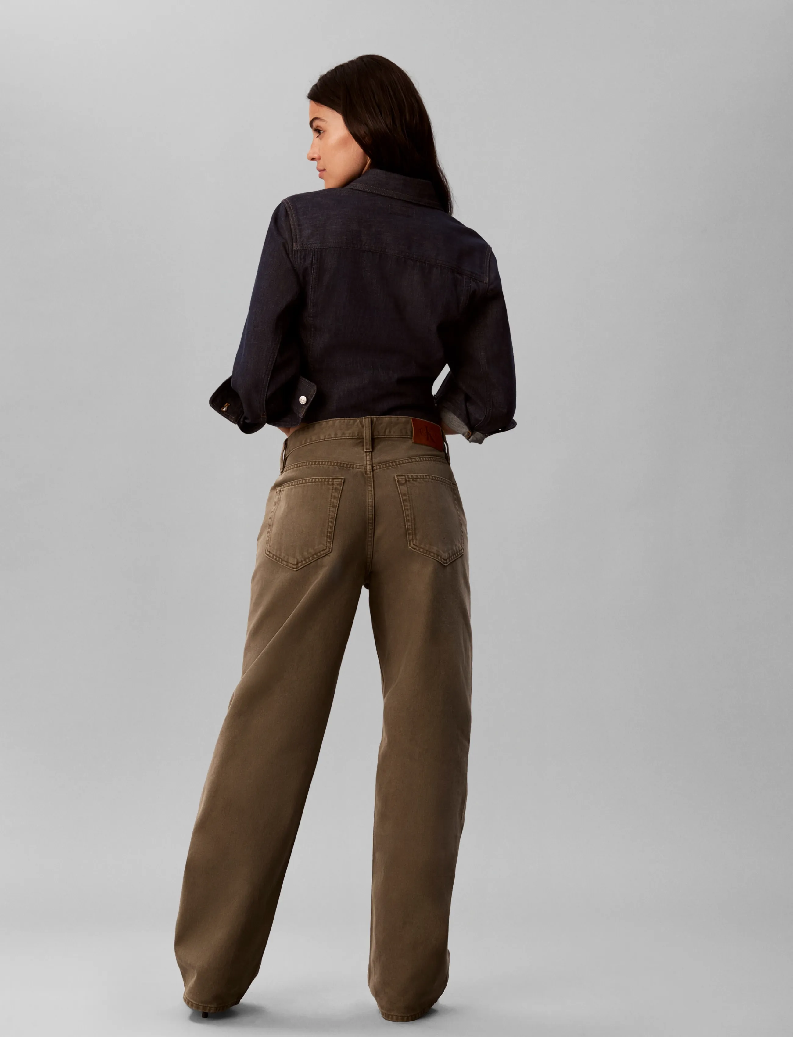 Calvin Klein Jeans - 90s STRAIGHT FADED OLIVE - faded olive - 2