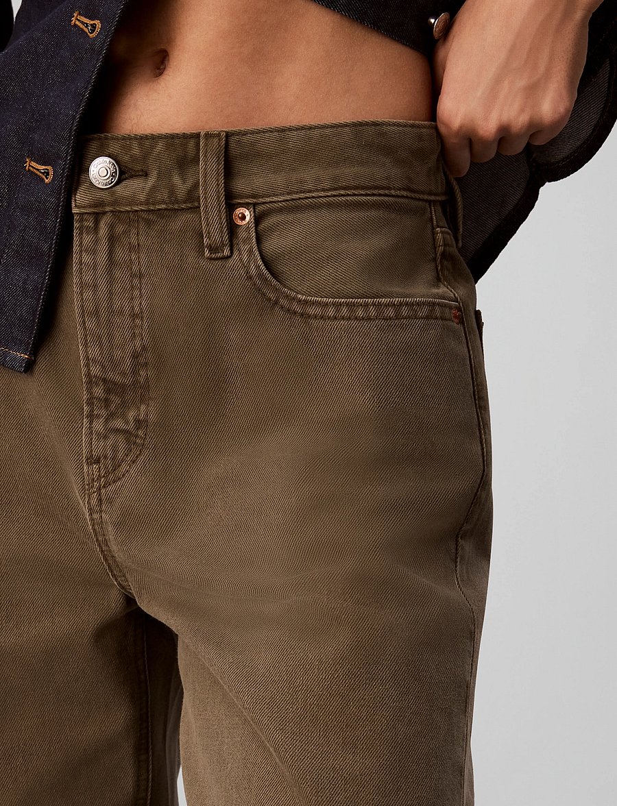 Calvin Klein Jeans - 90s STRAIGHT FADED OLIVE - raka jeans - faded olive - 4