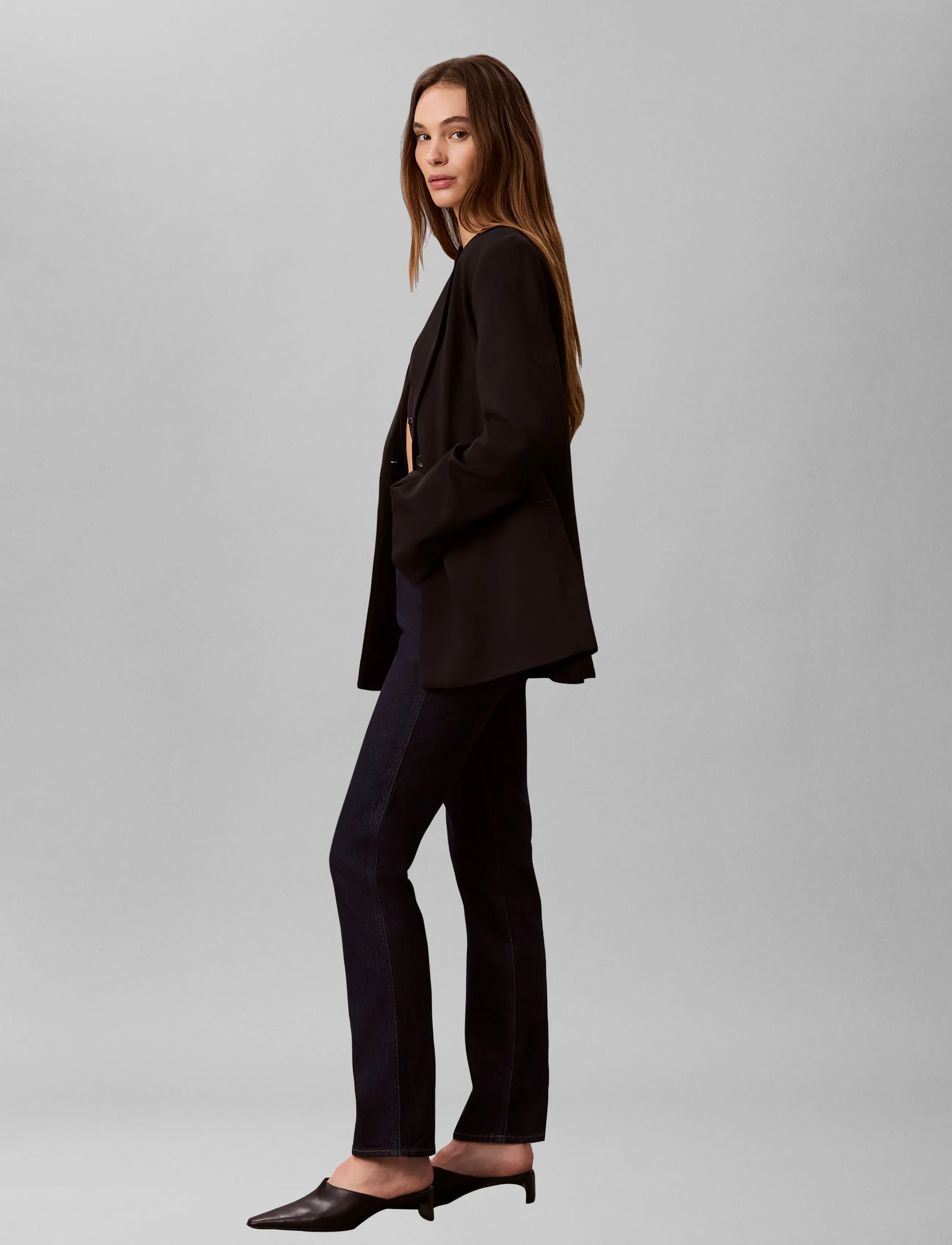 Calvin Klein Jeans Archive Hr Slim Ck Classic Rinse jeans dam – bild 6