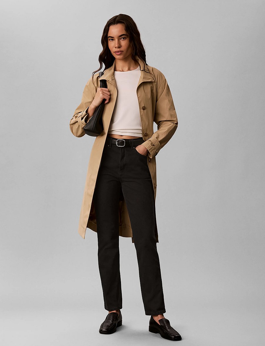 Calvin Klein Jeans - ARCHIVE HR SLIM WORN BLACK - raka jeans - worn black - 0