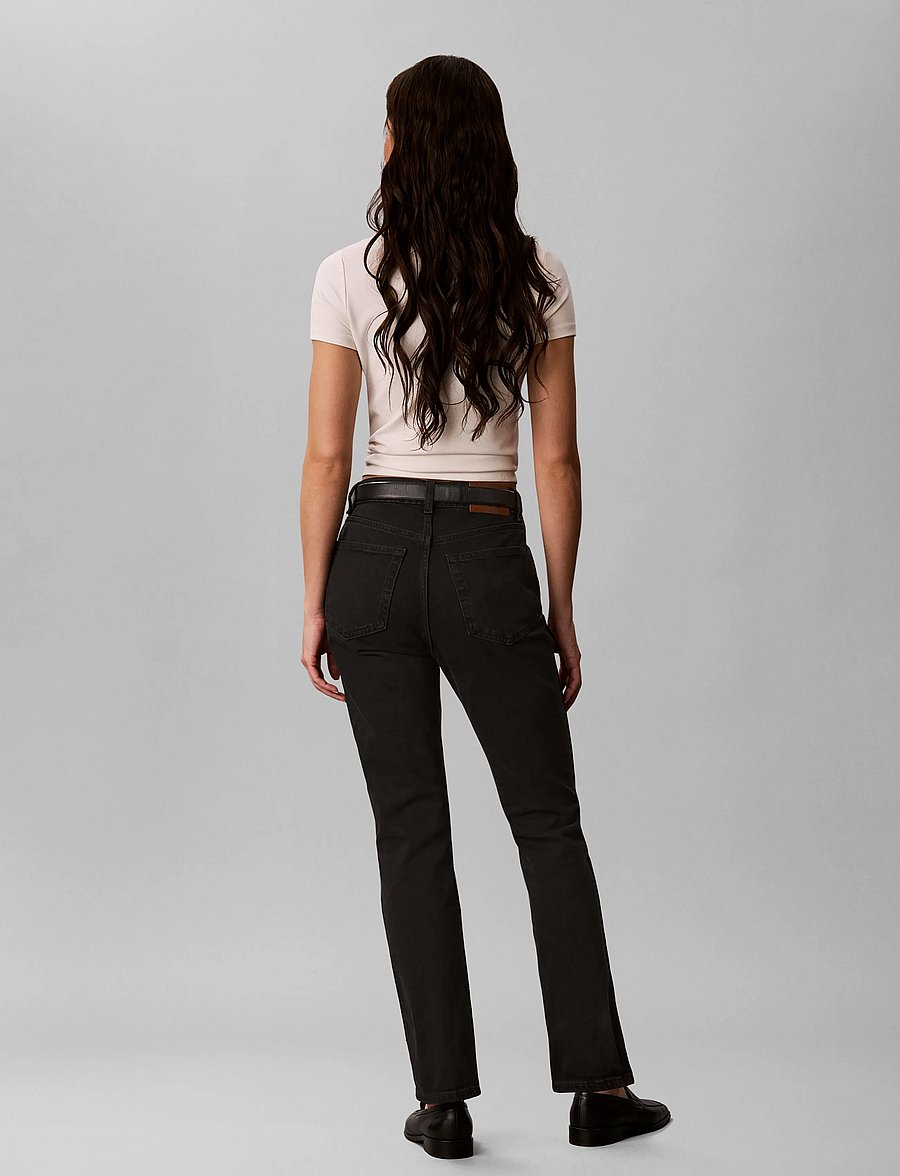 Calvin Klein Jeans - ARCHIVE HR SLIM WORN BLACK - raka jeans - worn black - 2