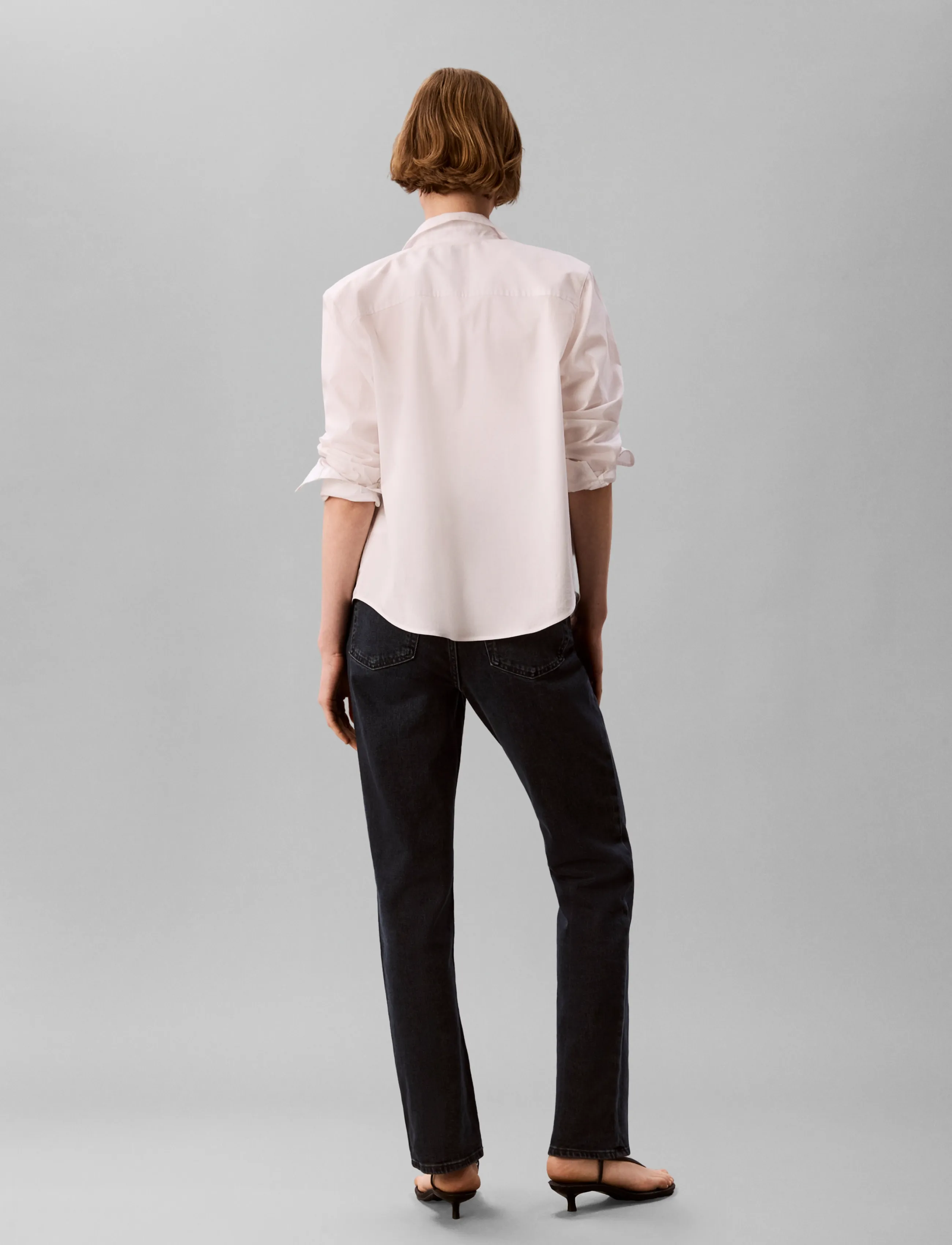Calvin Klein Jeans - HIGH RISE STRAIGHT BLUE EBONY - blue ebony - 2