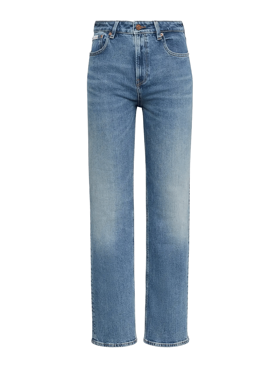Calvin Klein Jeans - HIGH RISE STRAIGHT VINTAGE PORT - straight jeans - vintage port - 1