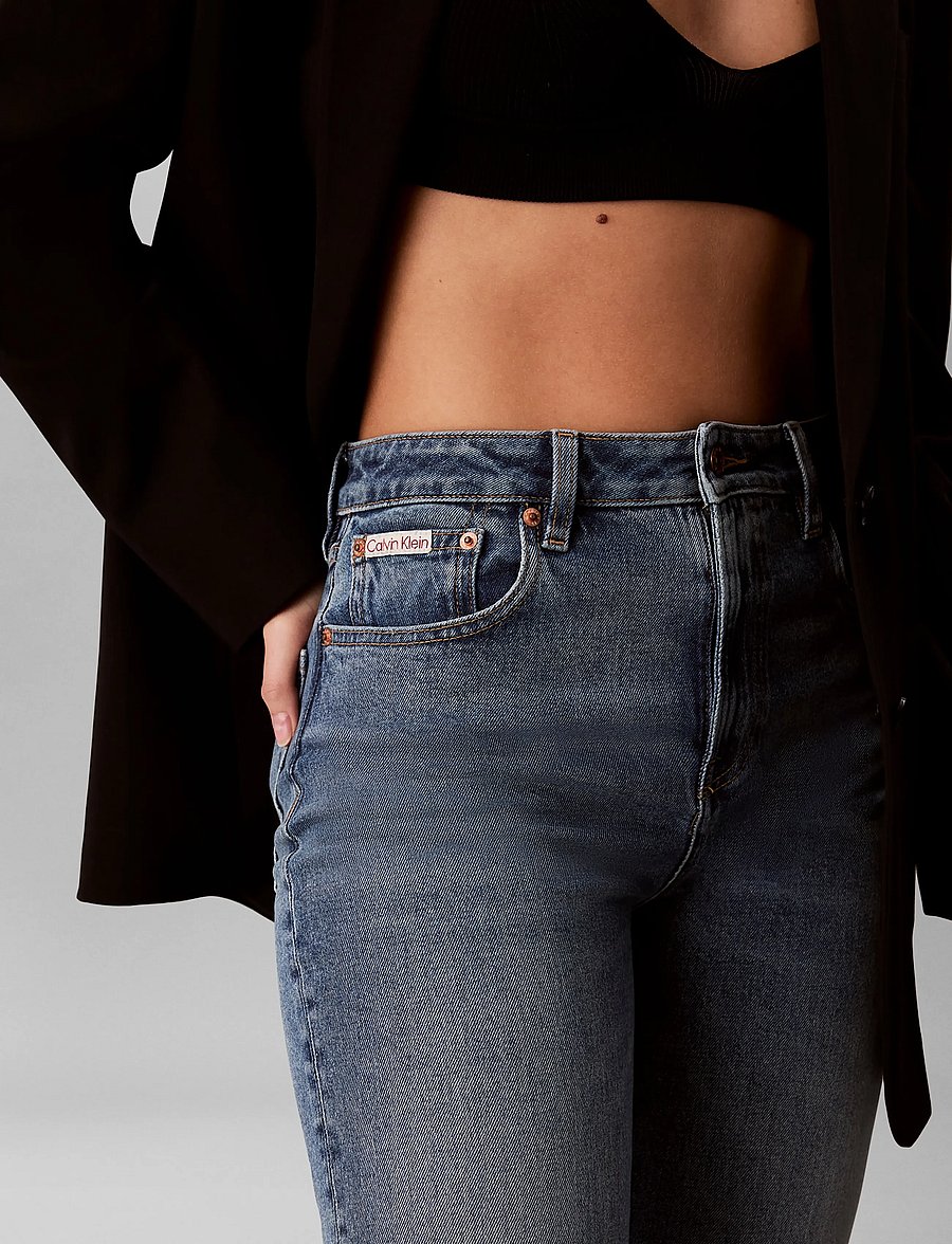 Calvin Klein Jeans - HIGH RISE STRAIGHT VINTAGE PORT - straight jeans - vintage port - 4