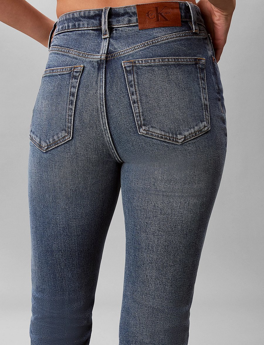 Calvin Klein Jeans - HIGH RISE STRAIGHT VINTAGE PORT - straight jeans - vintage port - 5