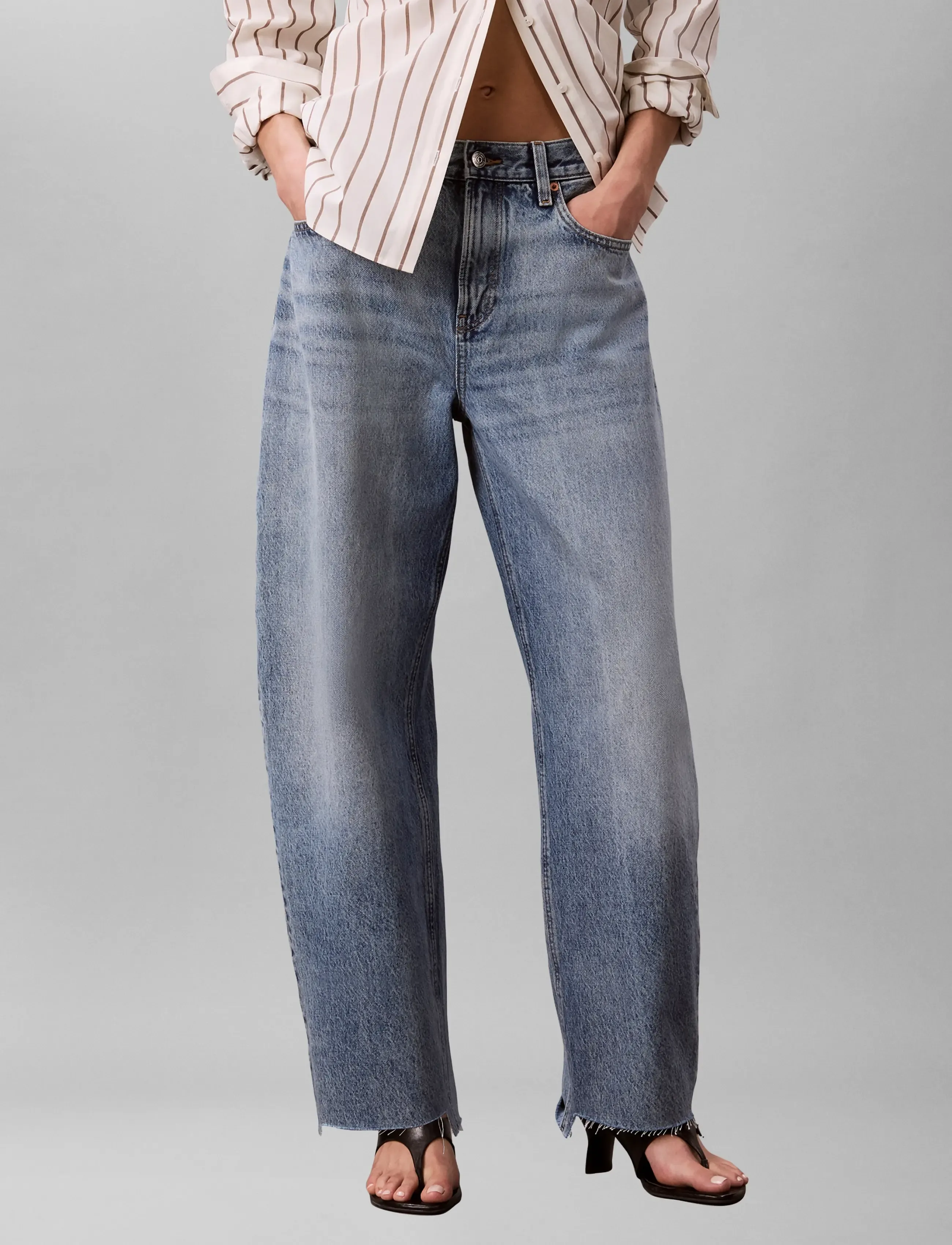 Calvin Klein Jeans - RELAXED BARREL JEAN VENTURA BLUE - barrel jeans - ventura blue - 3