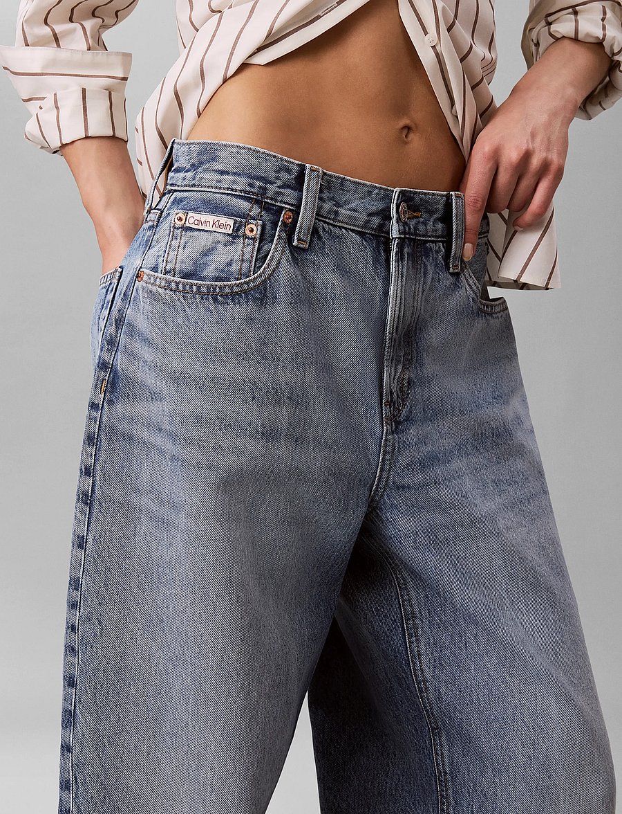 Calvin Klein Jeans - RELAXED BARREL JEAN VENTURA BLUE - barrel jeans - ventura blue - 4
