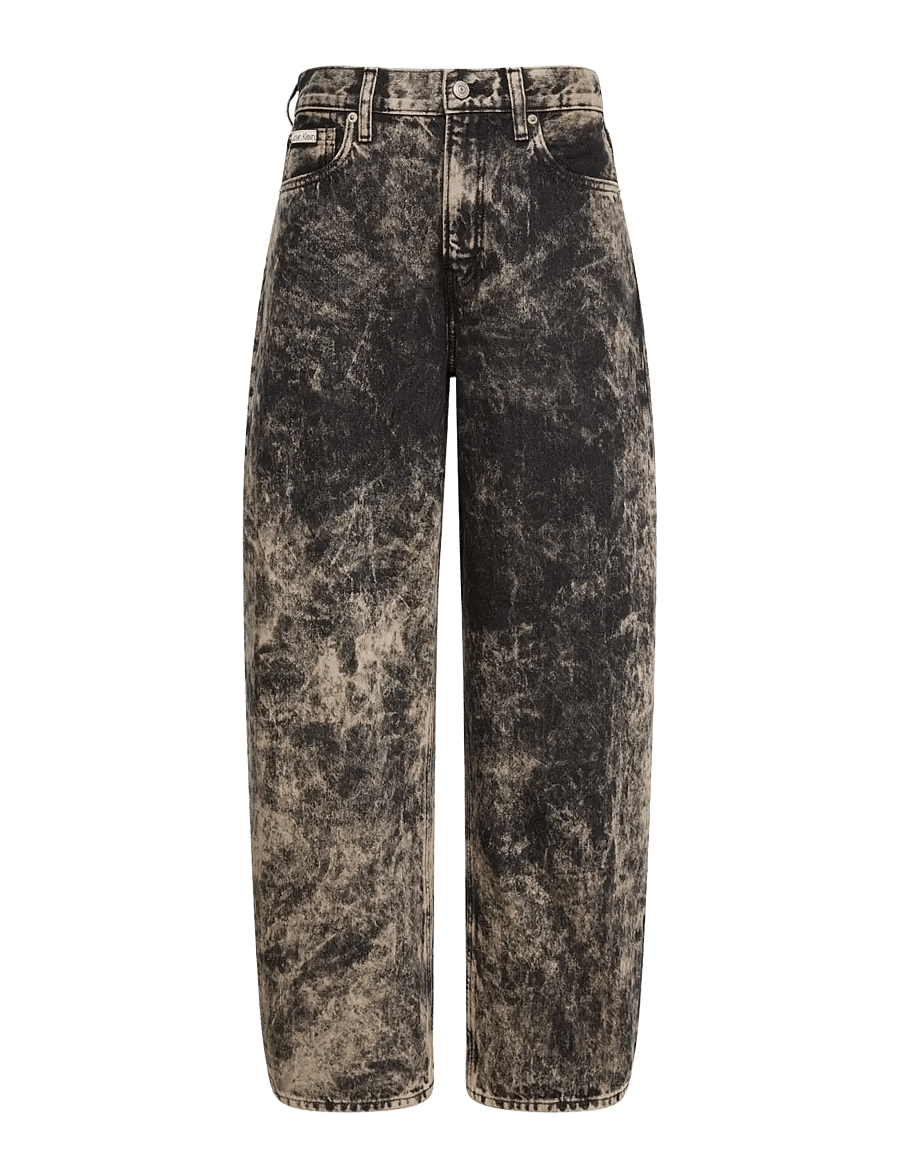 Calvin Klein Jeans - RELAXED BARREL JEAN BLACK TOBACC - barrel-teksad - black tobacco - 1