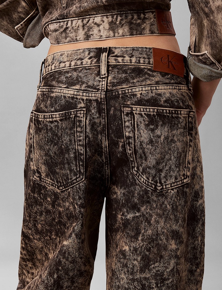 Calvin Klein Jeans - RELAXED BARREL JEAN BLACK TOBACC - barrel-teksad - black tobacco - 5