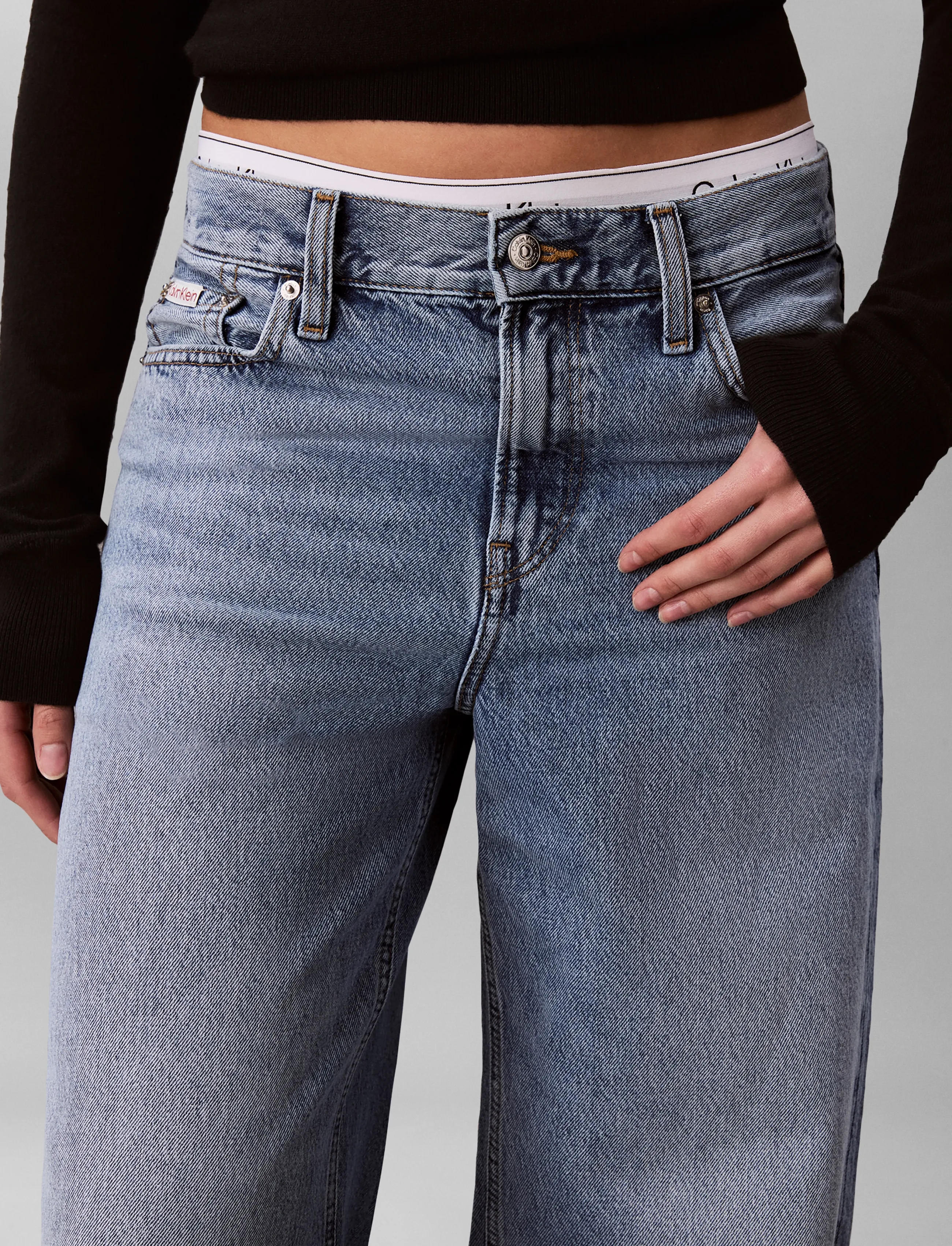 Calvin Klein Jeans - LOW RISE BAGGY OCEAN DRIVE - vida jeans - ocean drive - 4