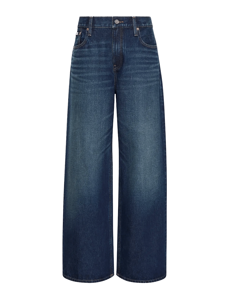 Calvin Klein Jeans - LOW RISE BAGGY AUTUMN DUSK - hosen mit weitem bein - autumn dusk - 1