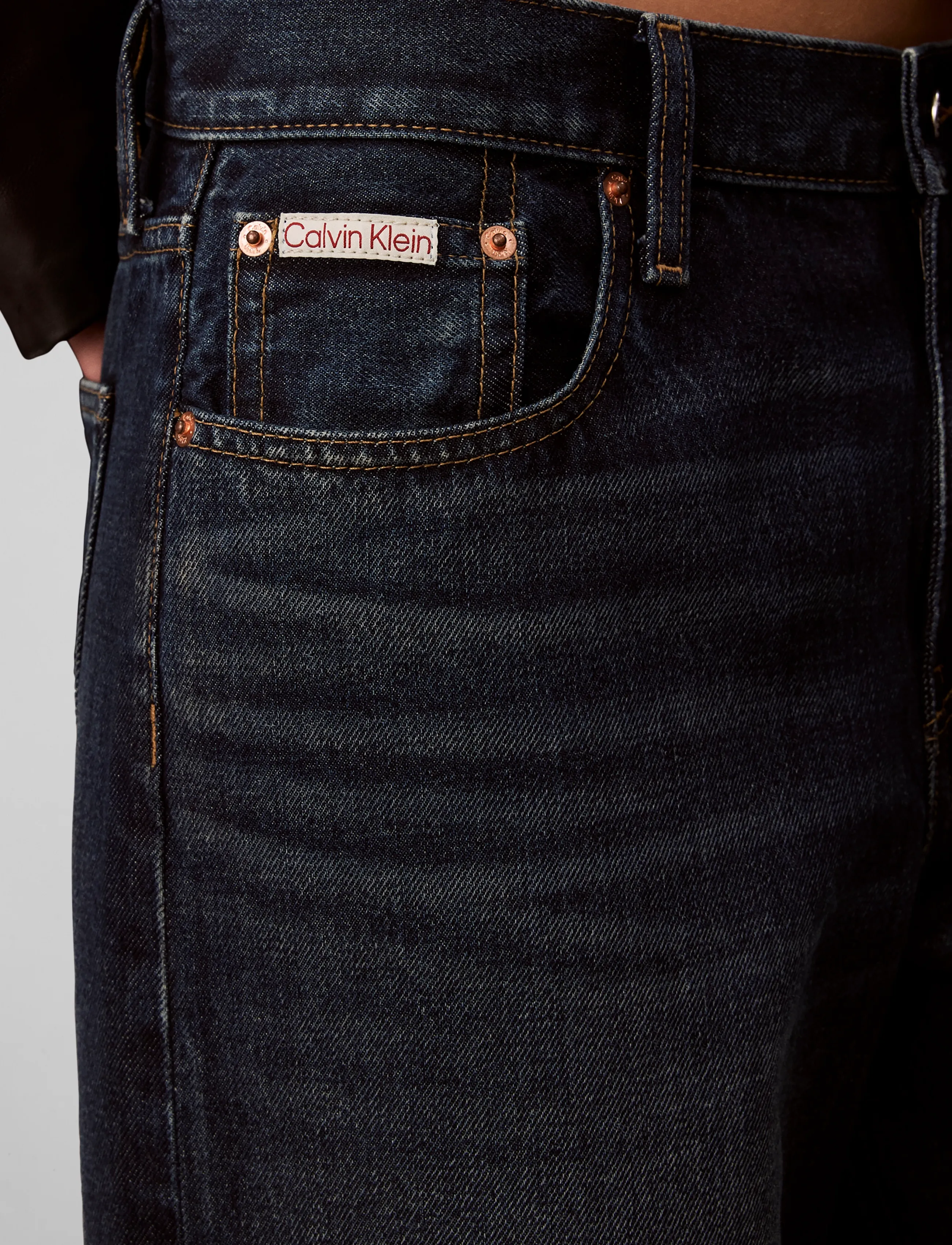 Calvin Klein Jeans - LOW RISE BAGGY AUTUMN DUSK - laia säärega teksad - autumn dusk - 4