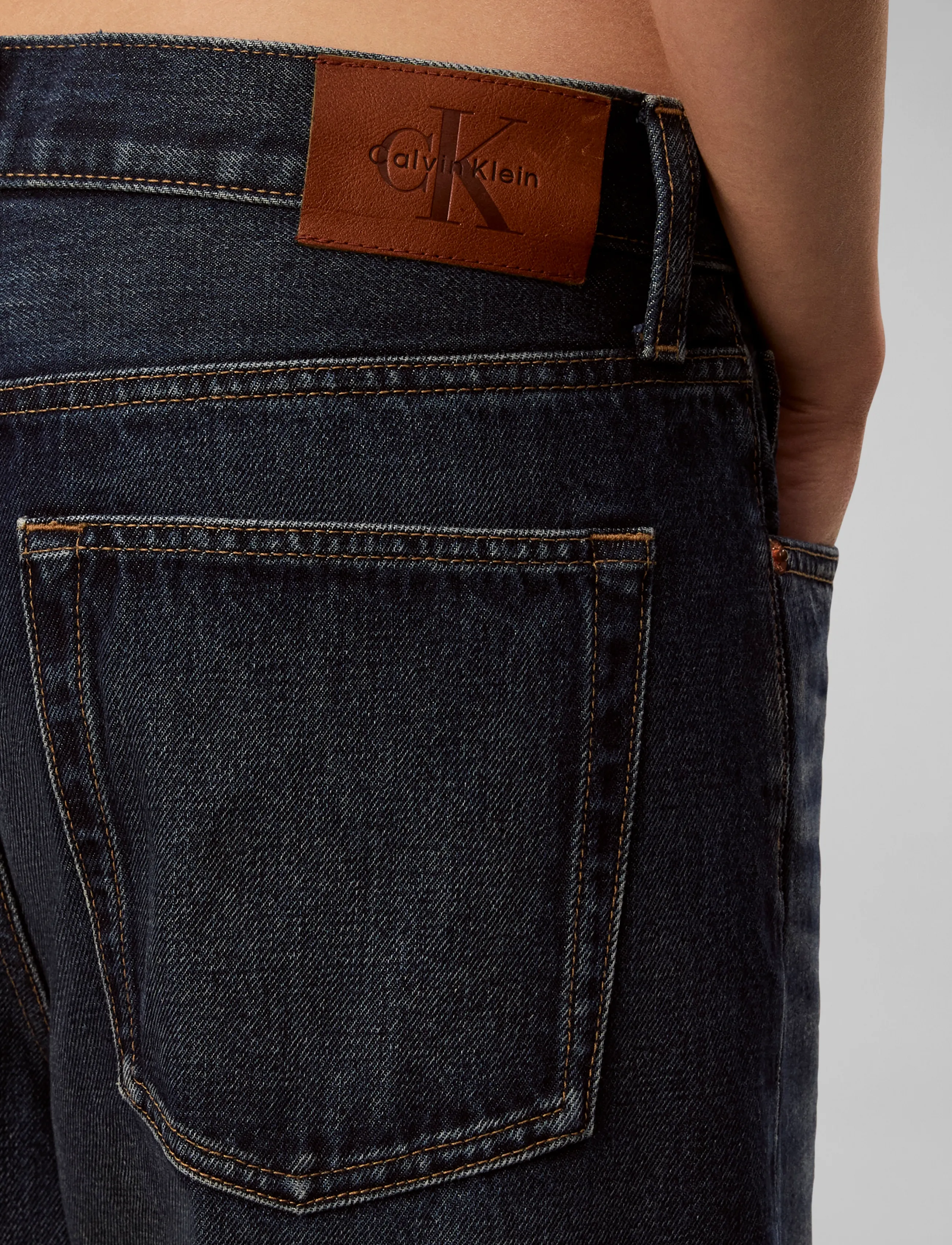 Calvin Klein Jeans - LOW RISE BAGGY AUTUMN DUSK - laia säärega teksad - autumn dusk - 5