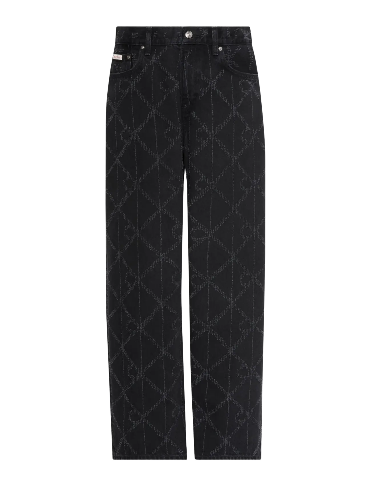 Calvin Klein Jeans - LOW RISE BAGGY CK WORN BLACK - boyfriend-teksad - ck worn black - 1