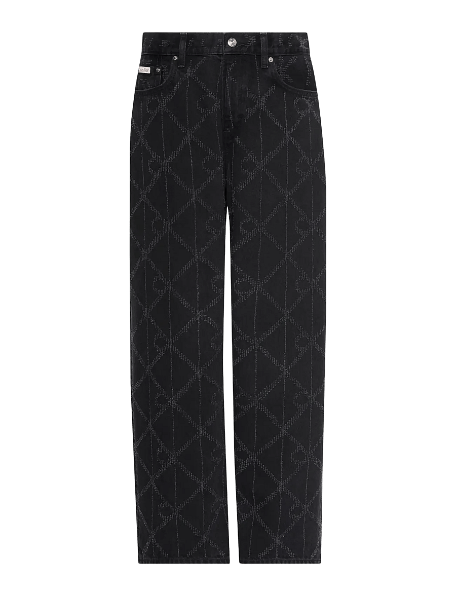 Calvin Klein Jeans - LOW RISE BAGGY CK WORN BLACK - boyfriend-teksad - ck worn black - 1