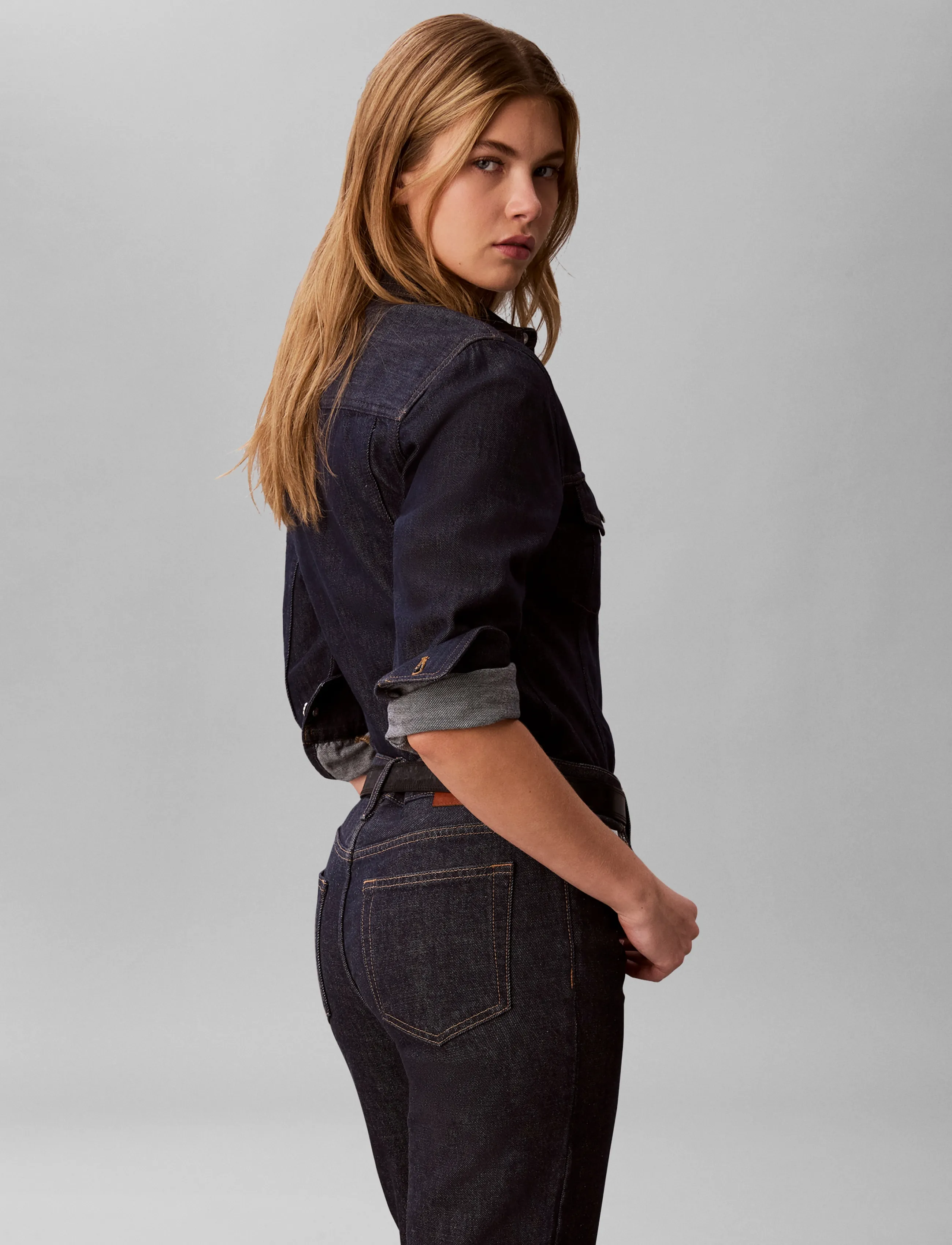 Trucker Shirt Iconic Indigo 5