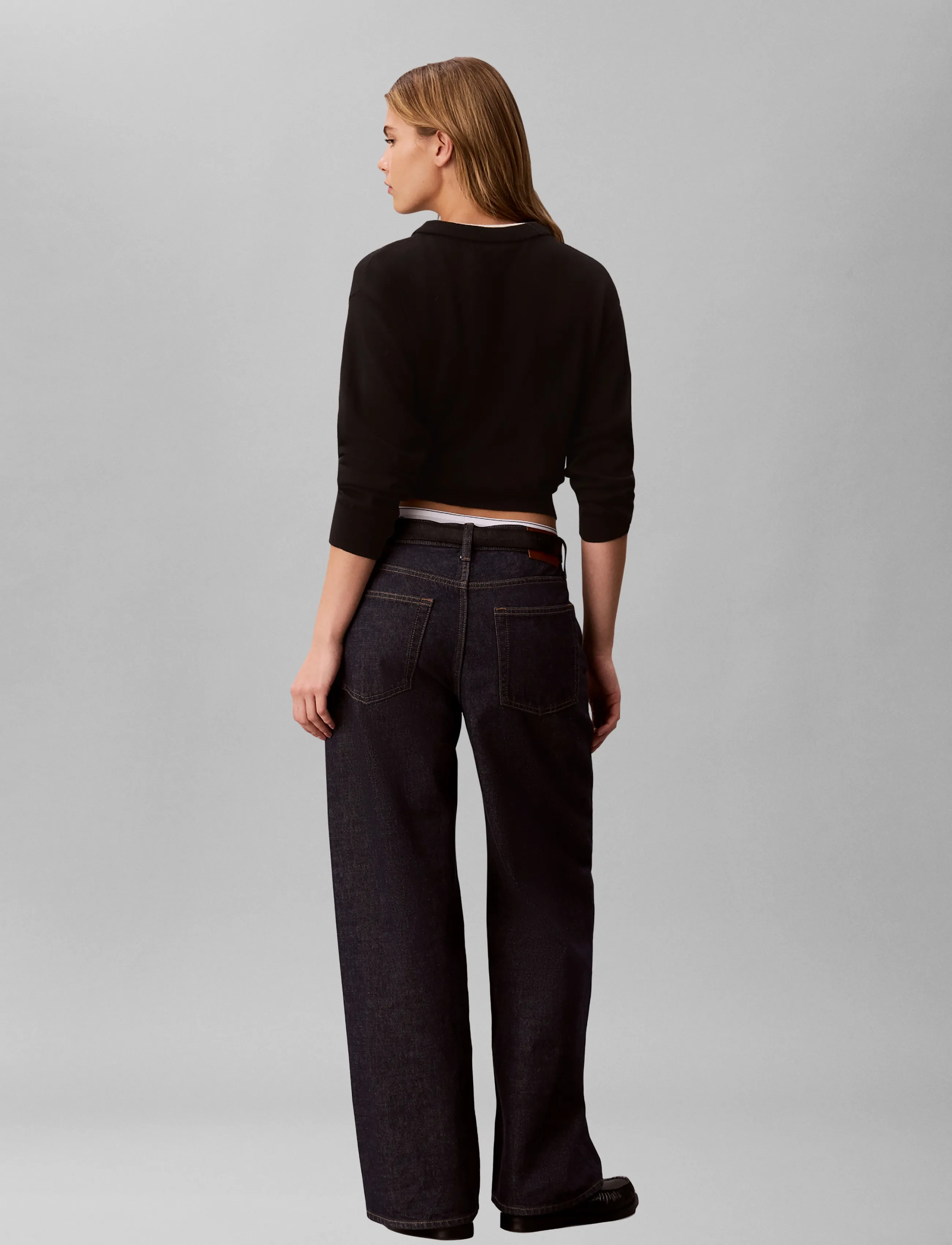 Calvin Klein Jeans - LOW RISE BAGGY ICONIC INDIGO - hosen mit weitem bein - iconic indigo - 2