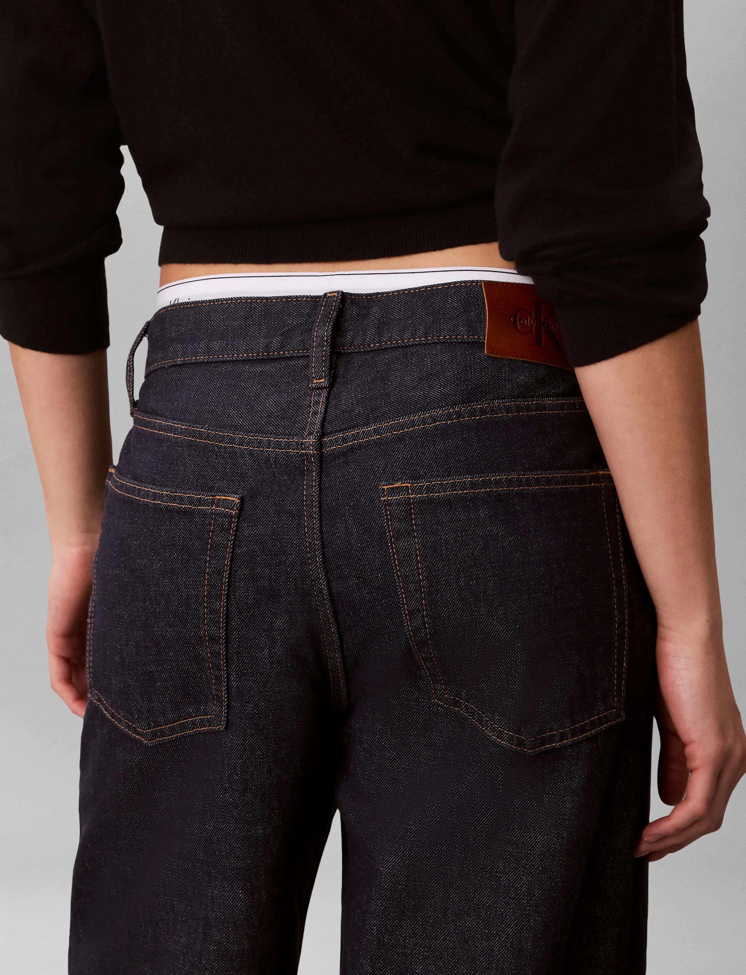Calvin Klein Jeans - LOW RISE BAGGY ICONIC INDIGO - hosen mit weitem bein - iconic indigo - 5