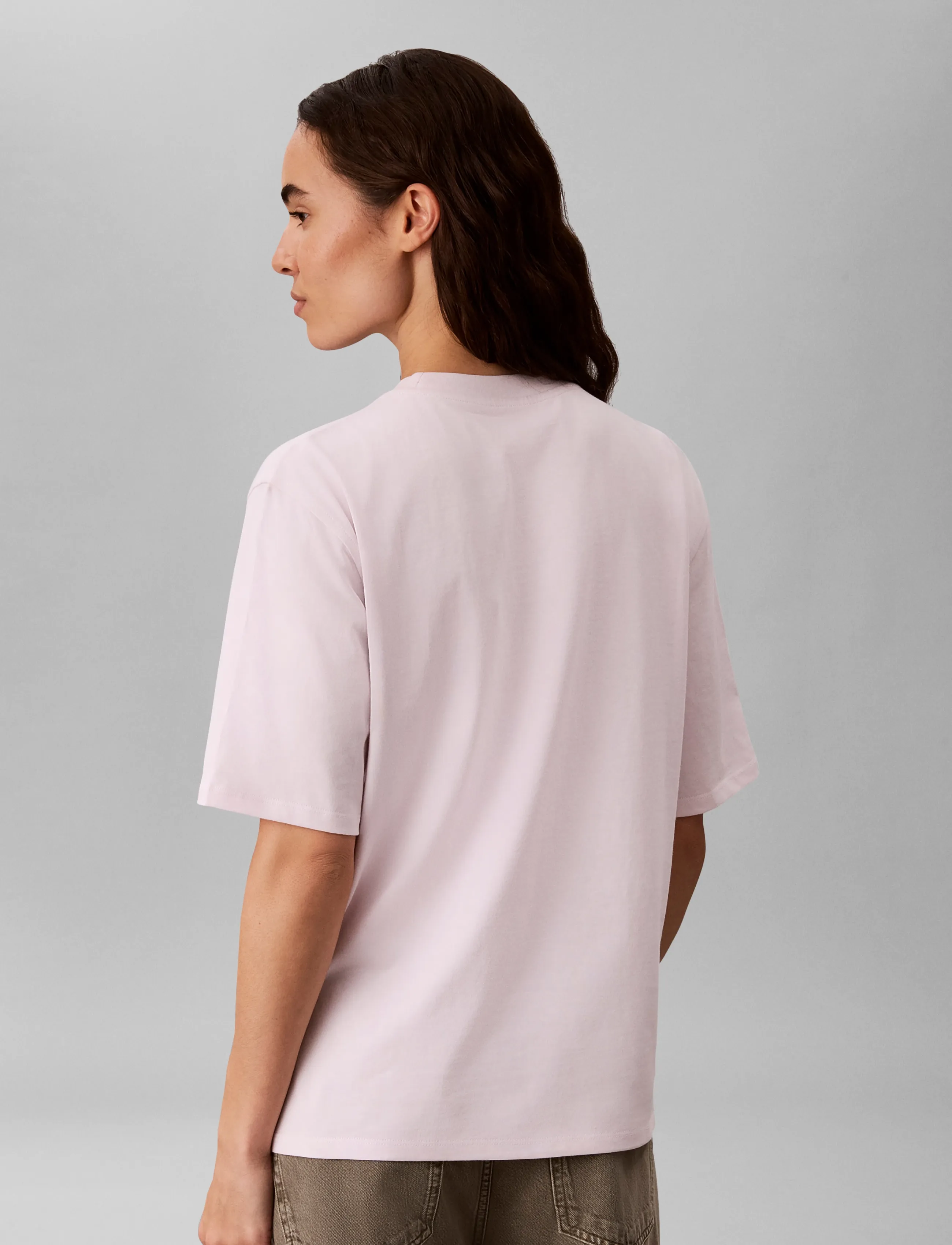 Calvin Klein Jeans - SS RELAXED VARSITY CREST LOGO TE - t-shirts - crystal blush - 2