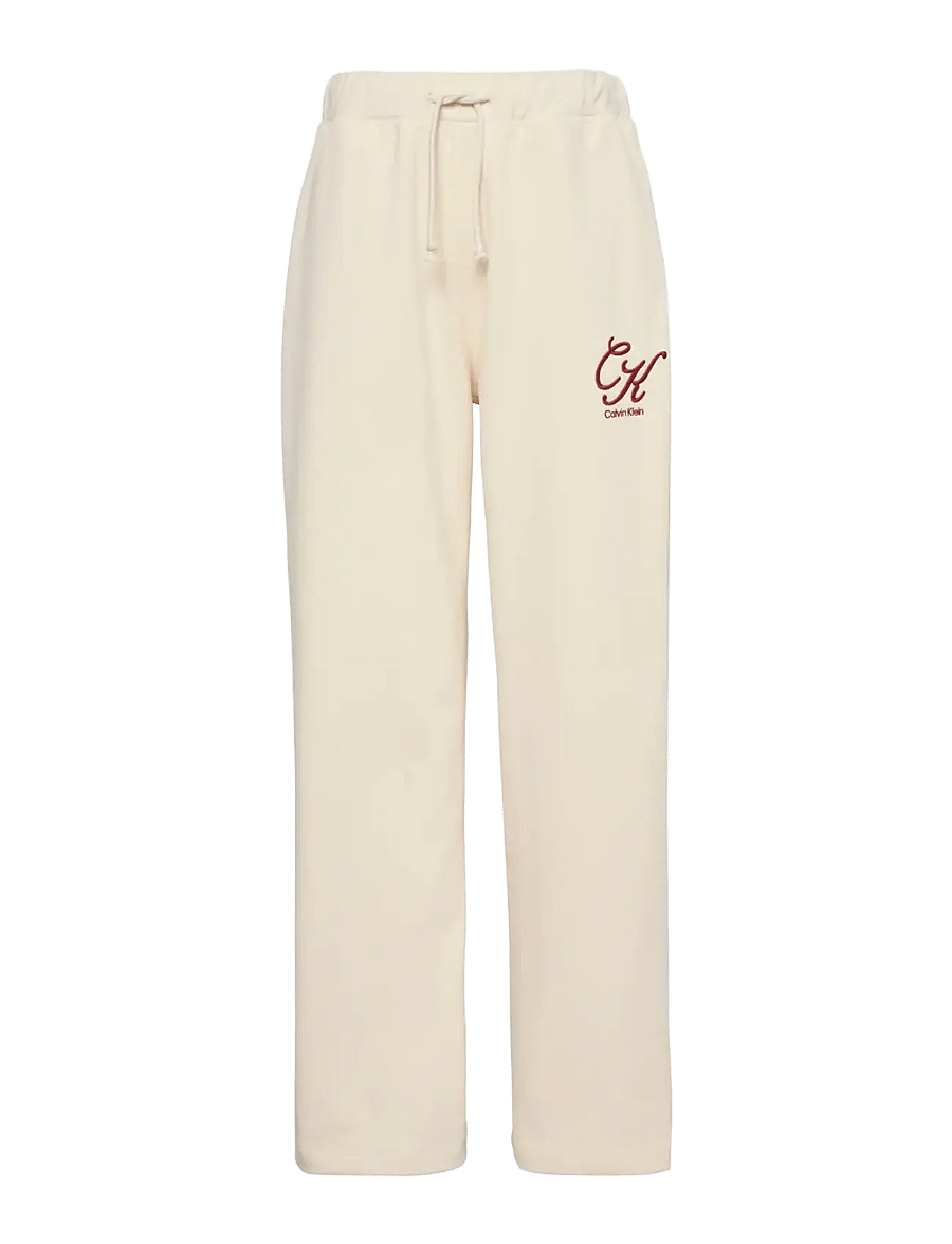 Calvin Klein Jeans - PREMIUM TERRY SCRIPT LOGO PANT - sweatpants - turtledove - 1
