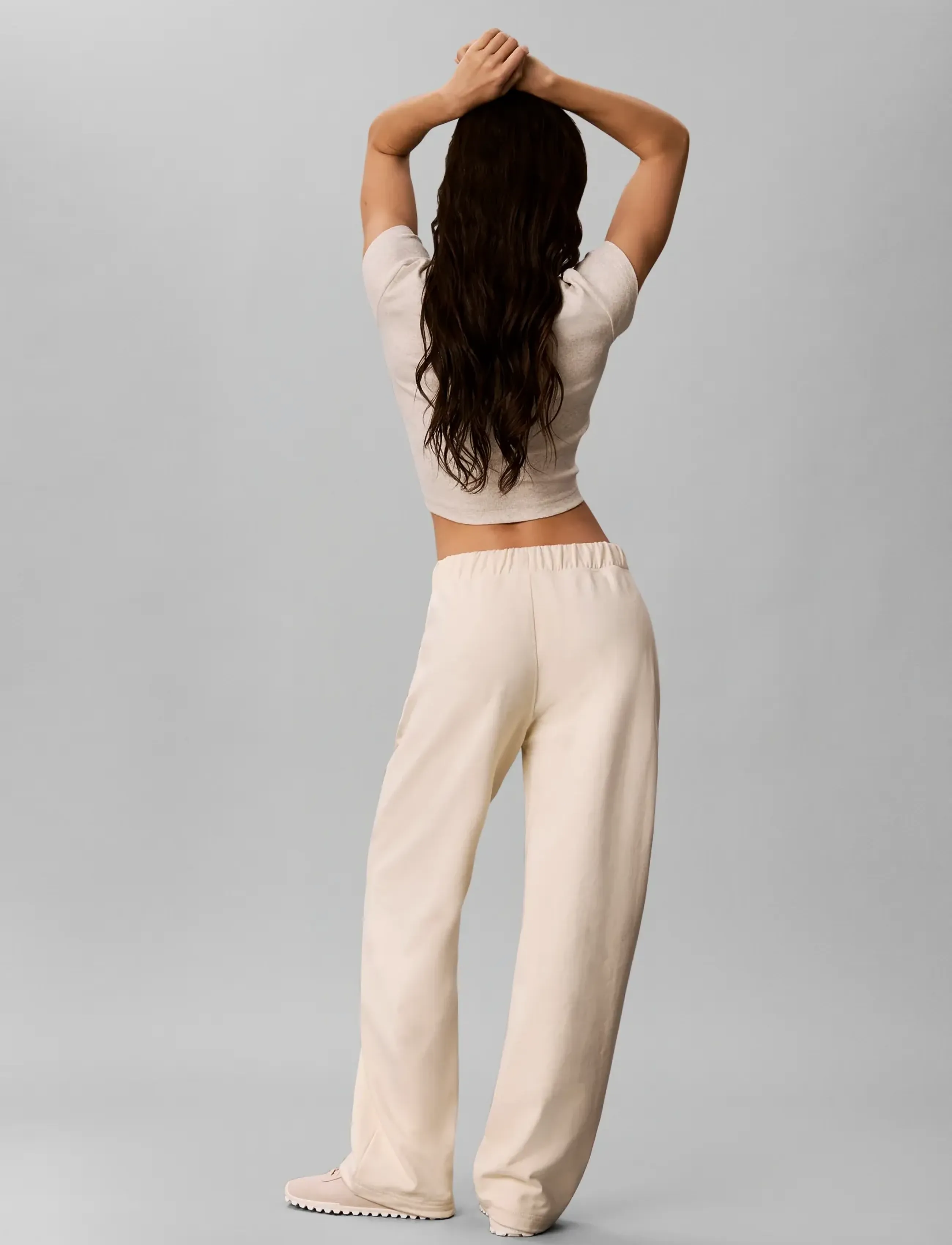 Calvin Klein Jeans Premium Terry Script Logo Pant byxor dam – bild 2