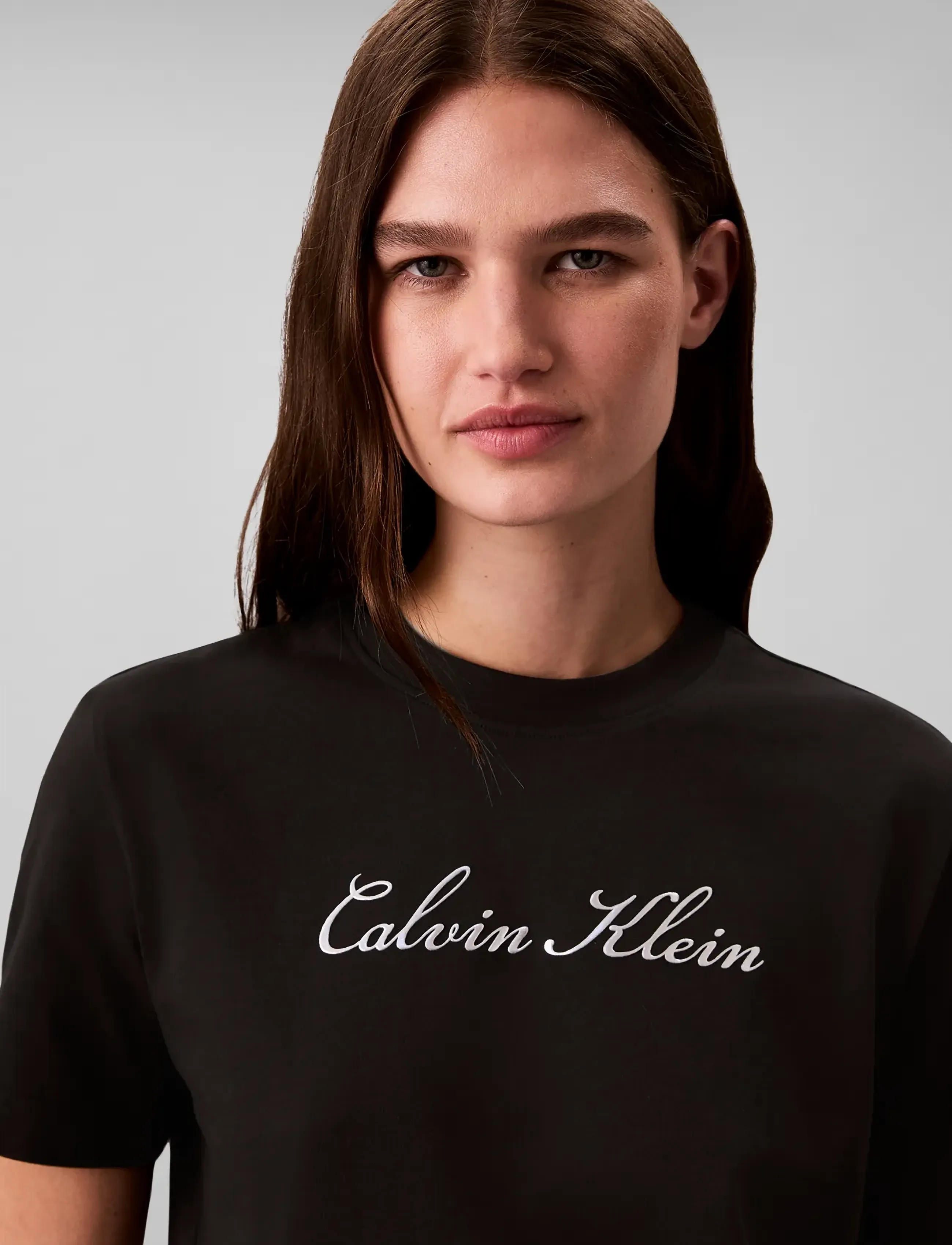 Calvin Klein Jeans - SS CLASSIC SCRIPT LOGO TEE - t-shirts - black - 4