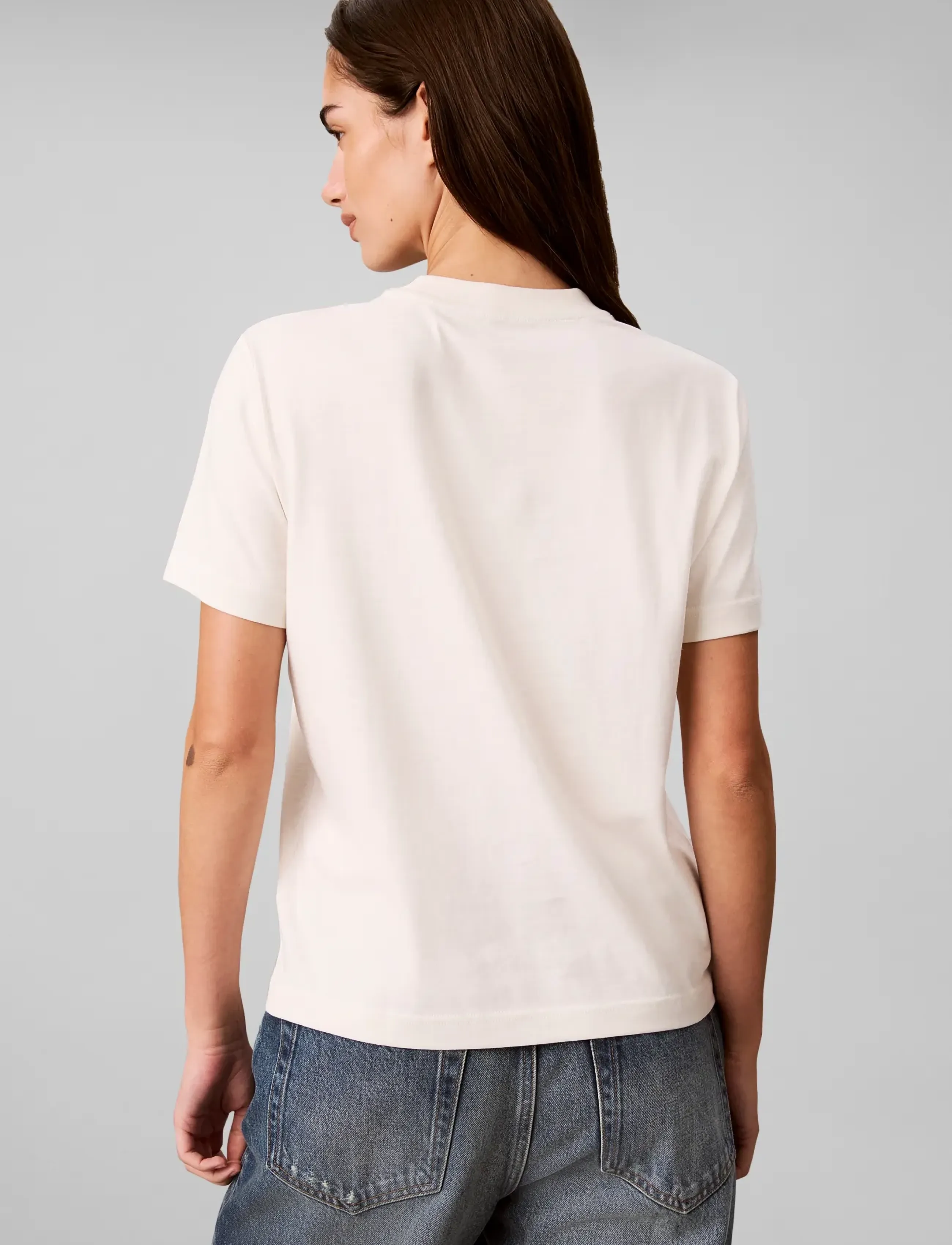 Calvin Klein Jeans - SS CLASSIC SCRIPT LOGO TEE - tofu - 2