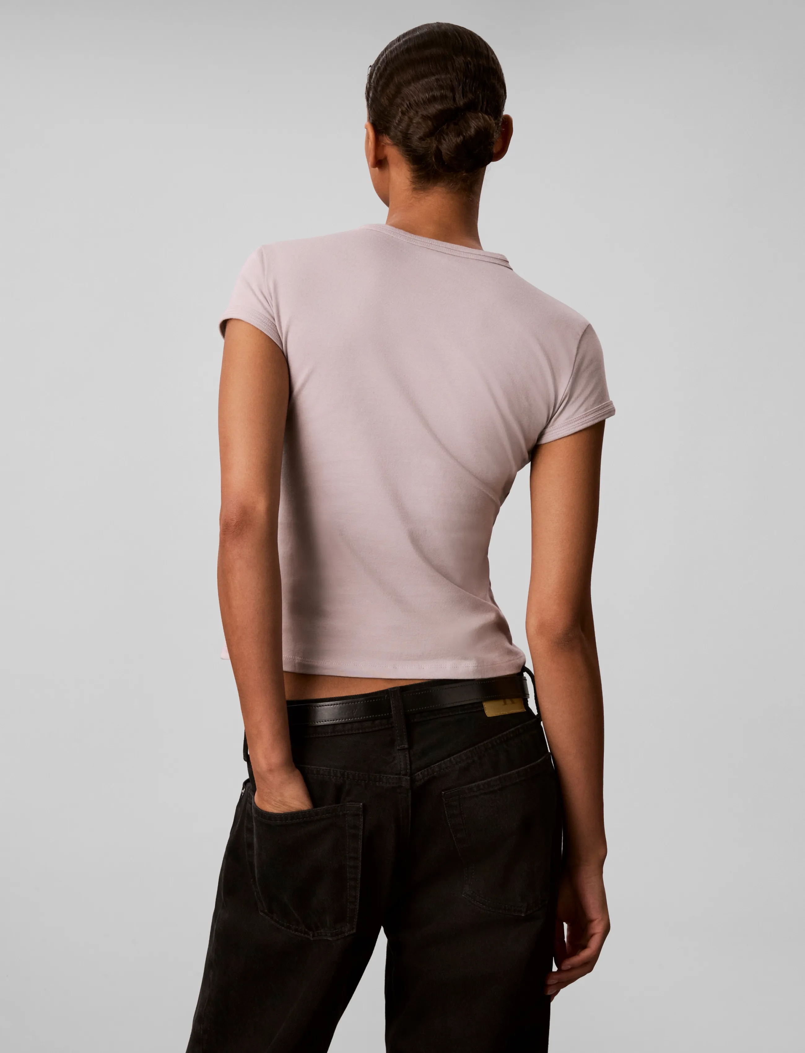 Calvin Klein Jeans - SS SLIM FIT HEART LOGO TEE - t-shirts - ashes of roses - 2