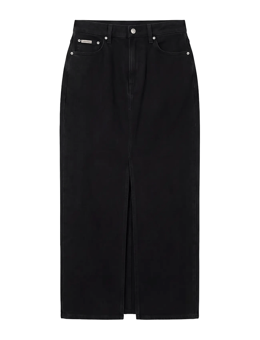 Calvin Klein Jeans - DENIM MAXI SKIRT CK CLASSIC BLAC - jeansröcke - ck classic black - 1